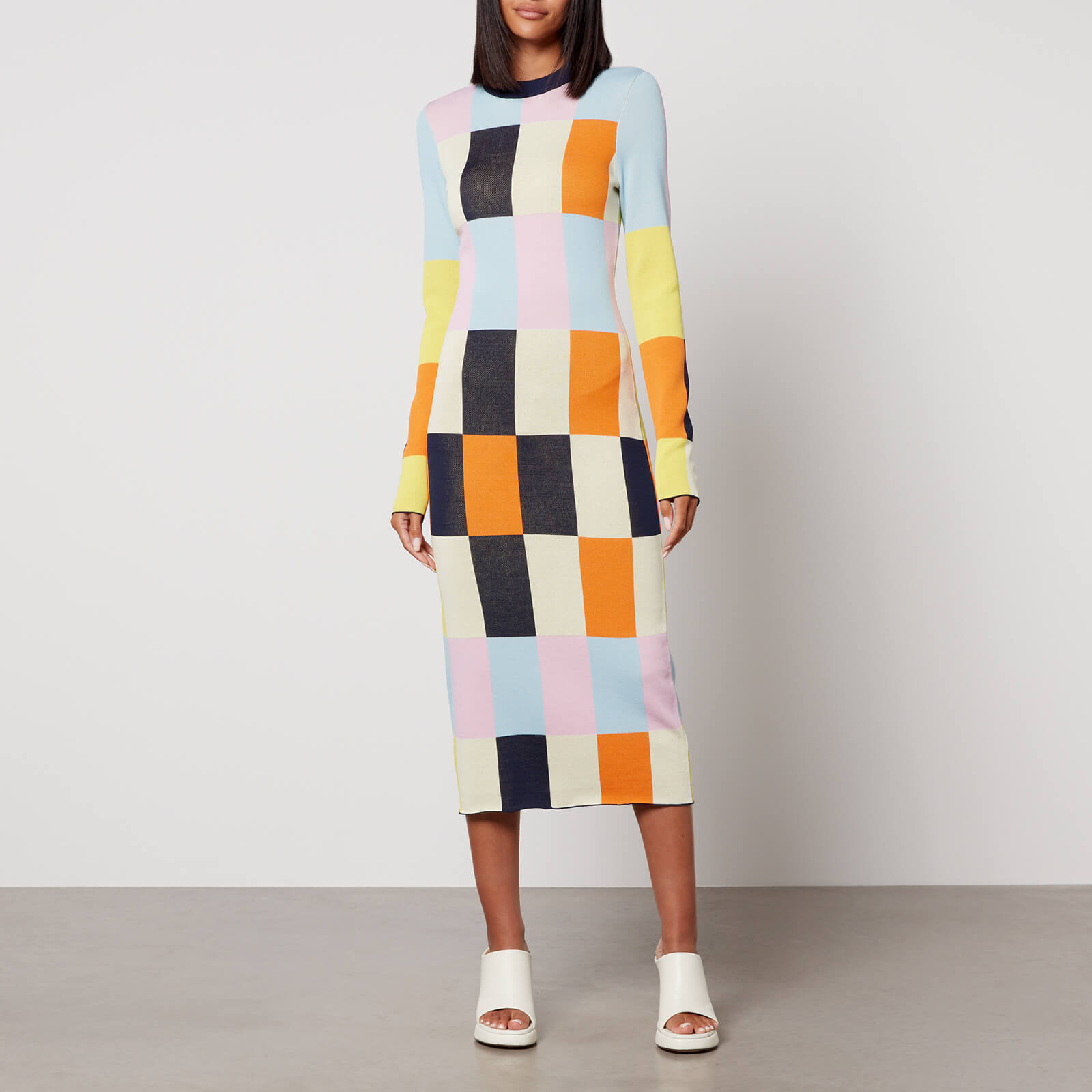 Stine Goya Chiara Knitted Midi Dress - XXS