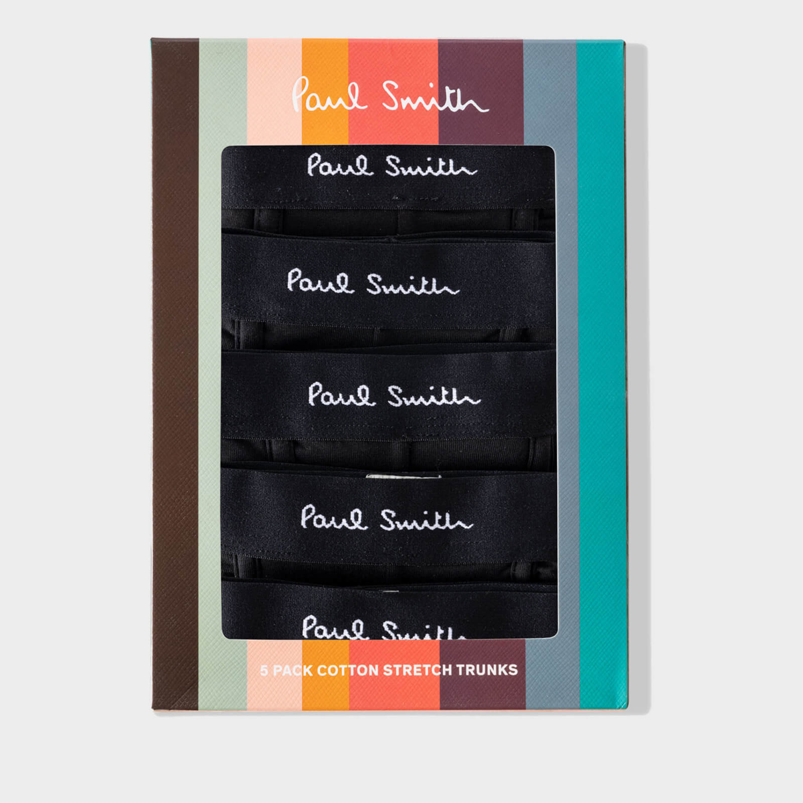 Ps Paul Smith Black 5 Pack Trunk Boxer Shorts - - Men's Extra Large - Image 1