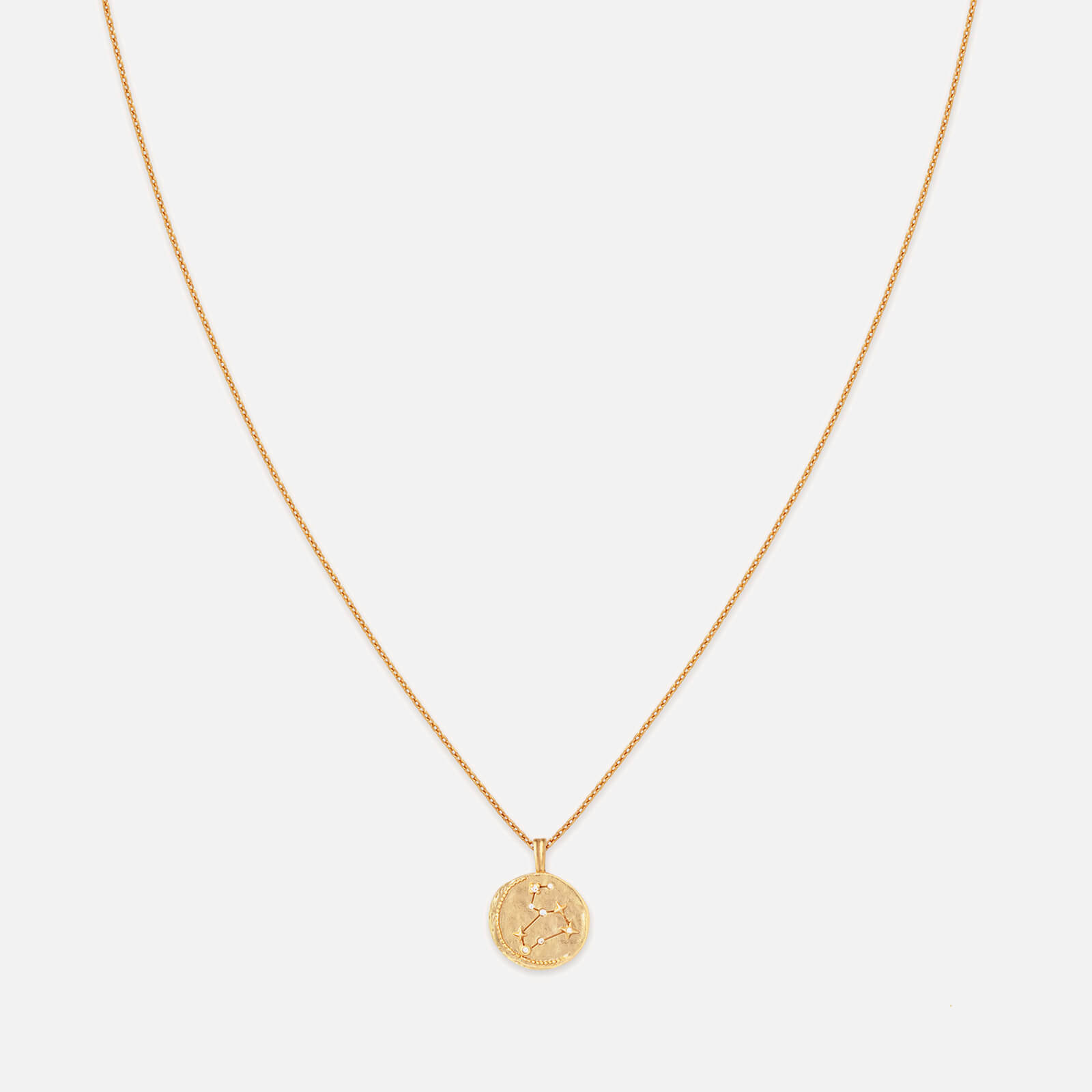 Astrid & Miyu Leo Zodiac 18-Karat Gold-Plated Recycled Sterling Silver Necklace product