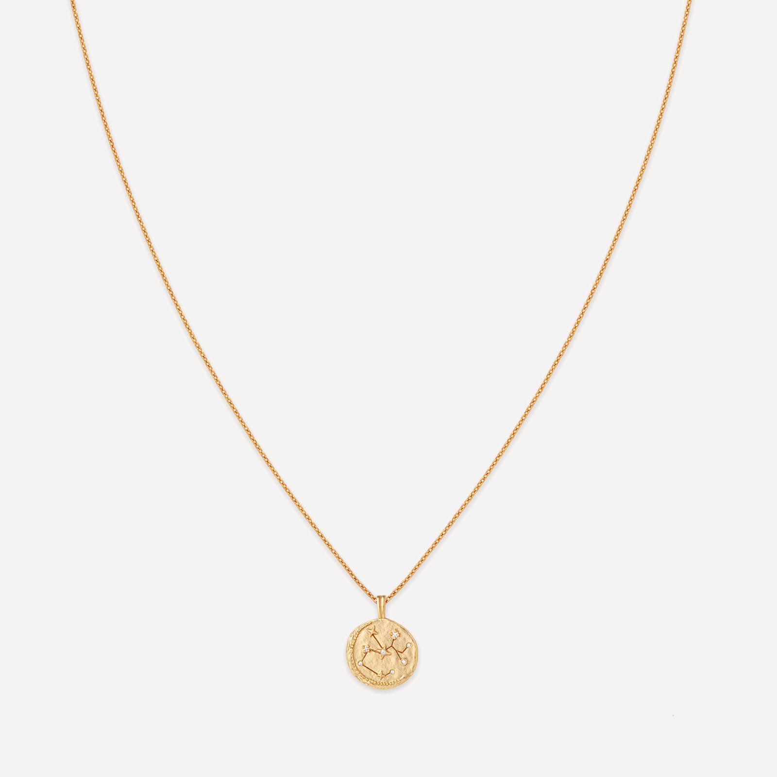 Astrid & Miyu Sagittarius Zodiac 18-Karat Gold-Plated Sterling Silver Necklace product