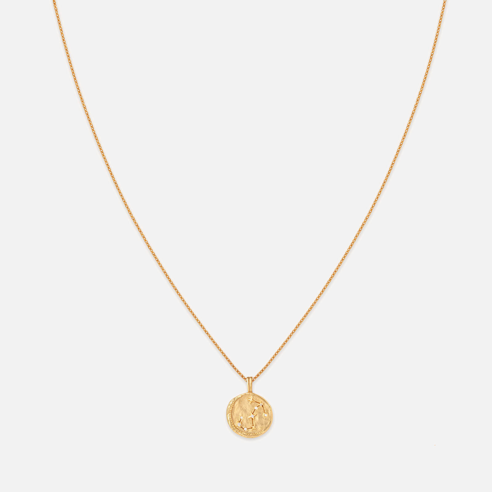 Astrid & Miyu Scorpio Zodiac 18-Karat Gold-Plated Sterling Silver Necklace product