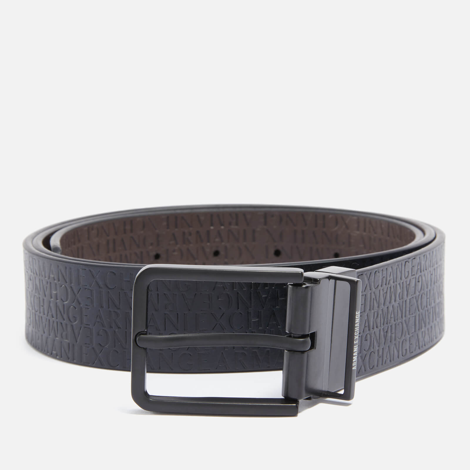 Image of Armani Exchange Reversible Leather Belt