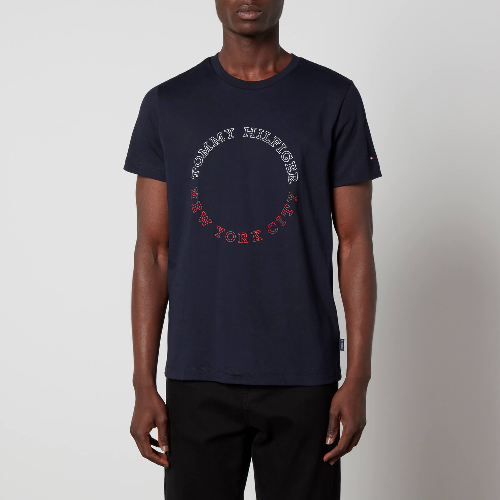 tommy hilfiger monotype roundle cotton-jersey t-shirt - s