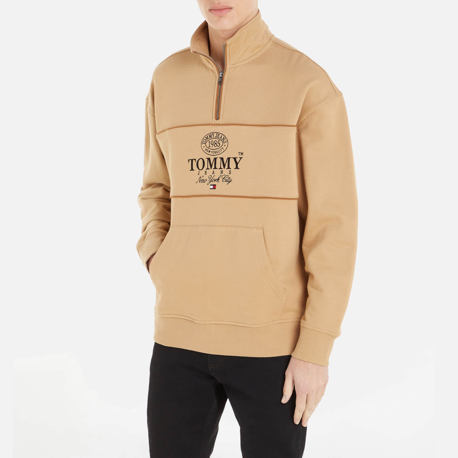 Tommy Jeans Relaxed Luxe Athletic Half-Zip Cotton Top product
