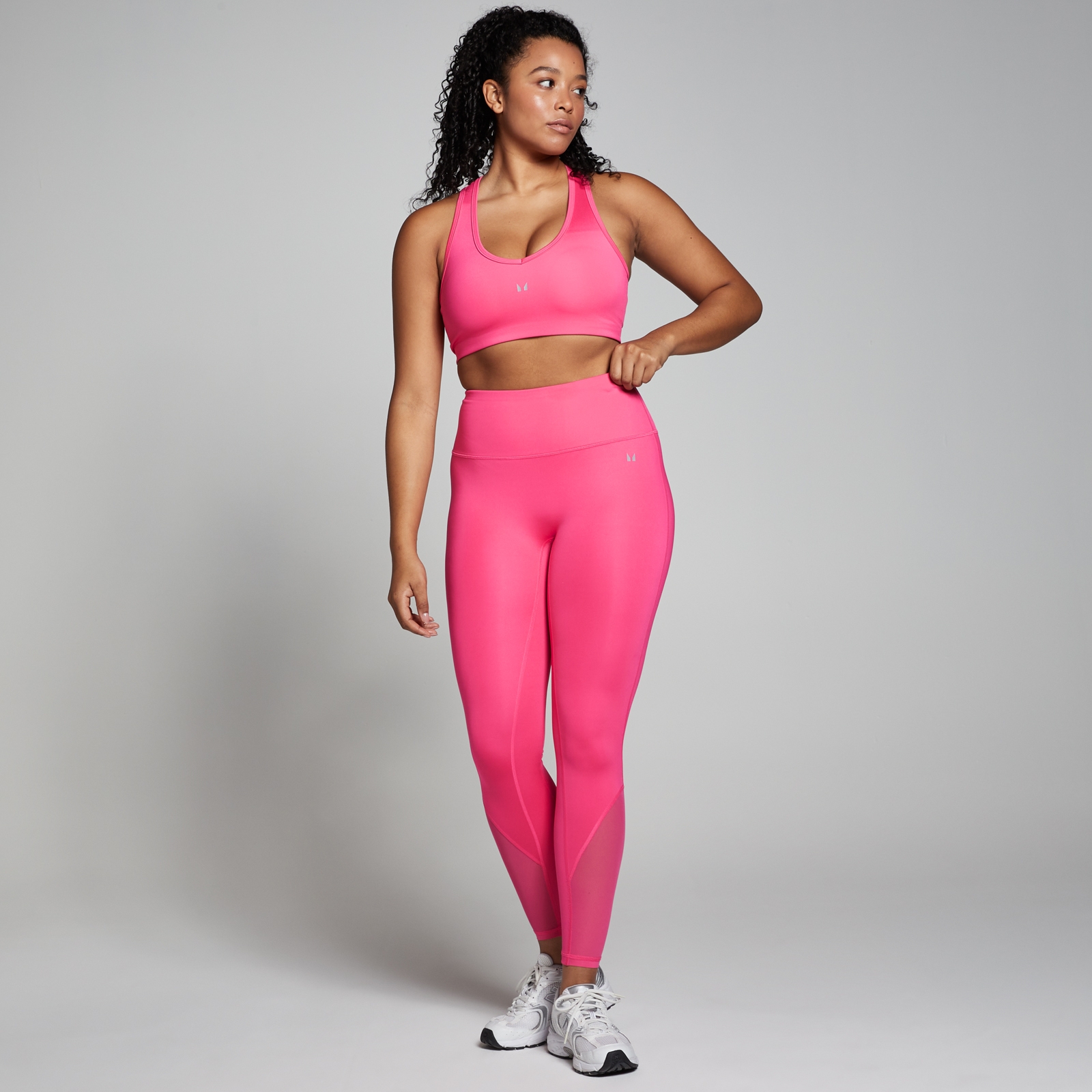 mp women's velocity leggings - hot pink  - xs