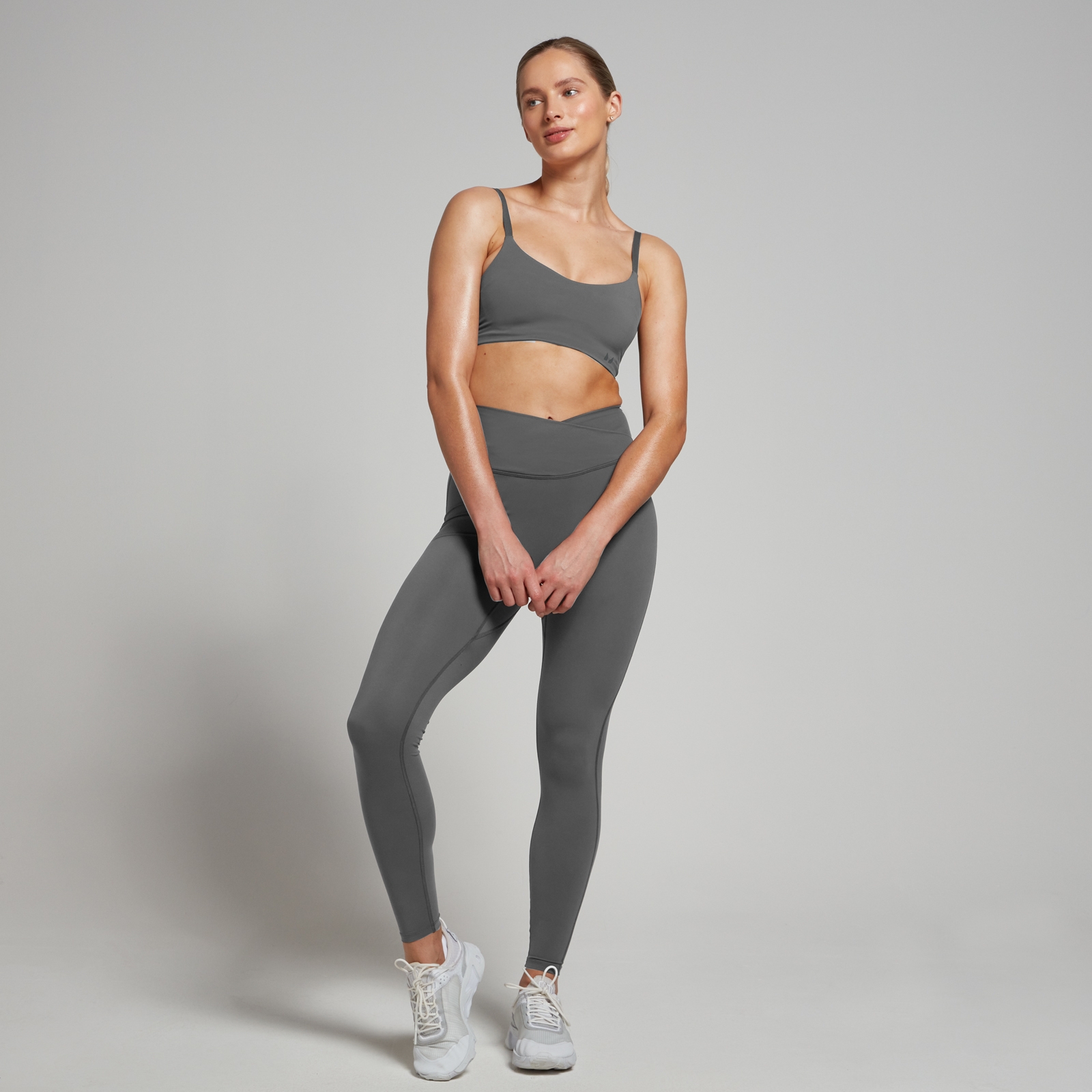 5059883278025 - Damen Tempo Leggings – Dunkel schattiert  - L