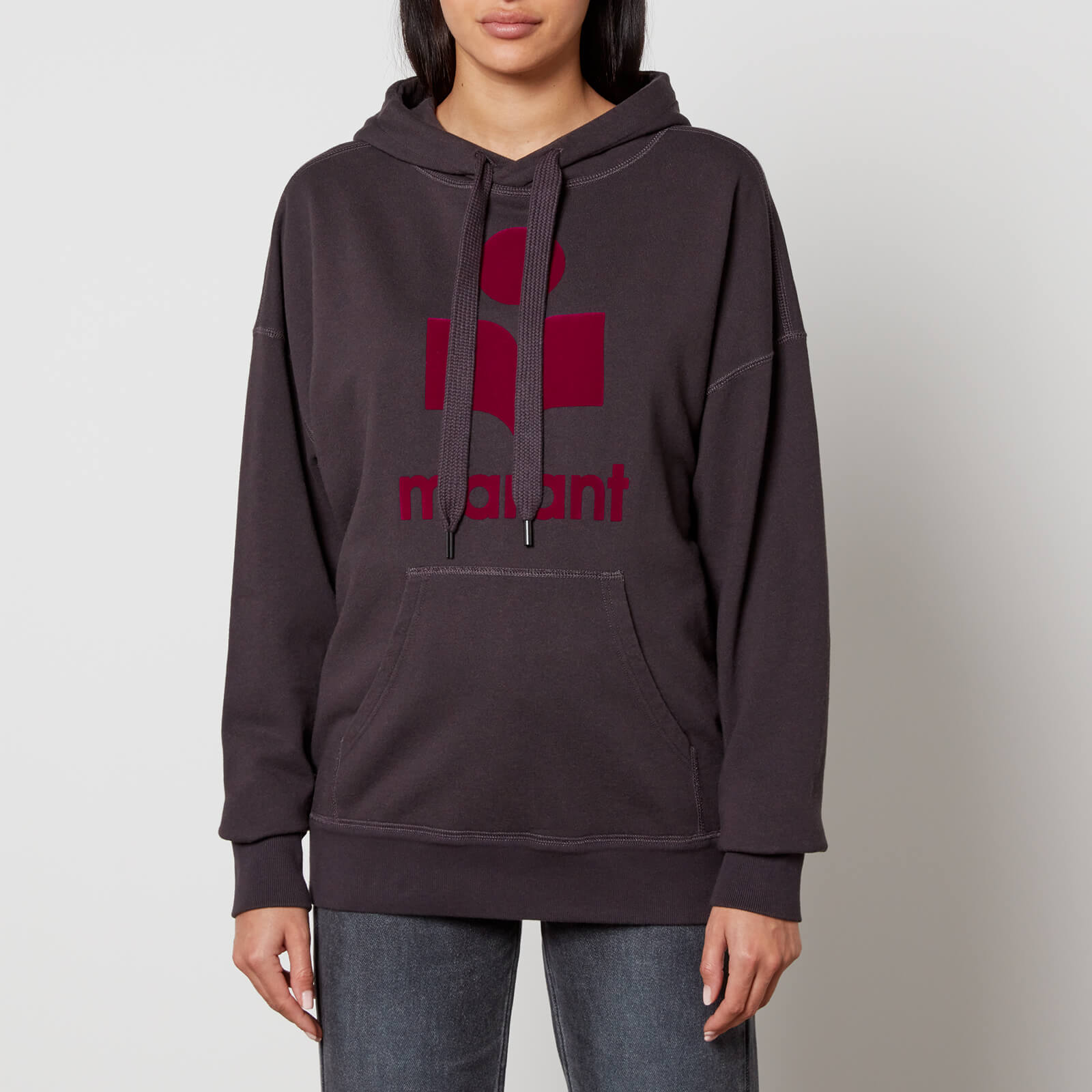Marant Etoile Mansel Oversized Cotton-Blend Hoodie - FR 34/UK 6