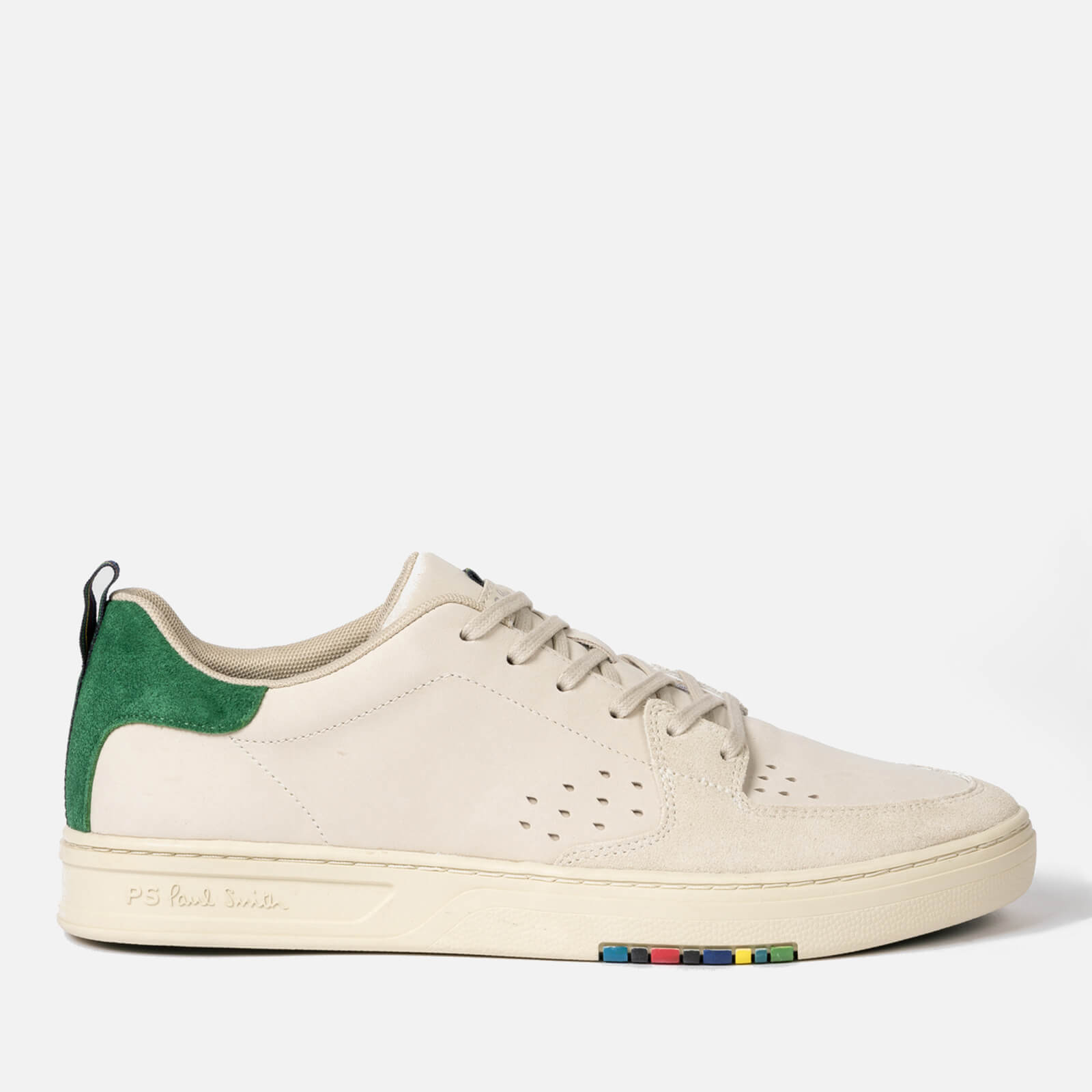 ps paul smith men's cosmo leather basket trainers - uk 8
