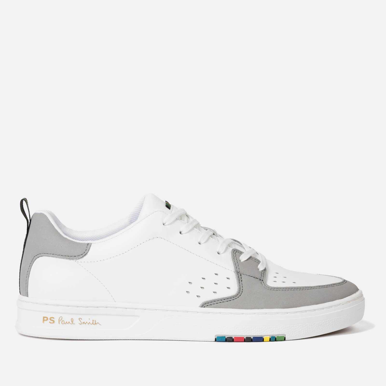 ps paul smith men's cosmo leather basket trainers - uk 8