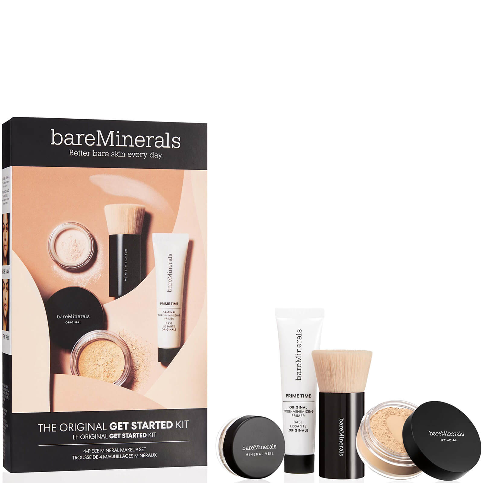 bareMinerals The Original Get Started Kit 4pc Mineral Makeup Set (Various Shades) - Fairly Light