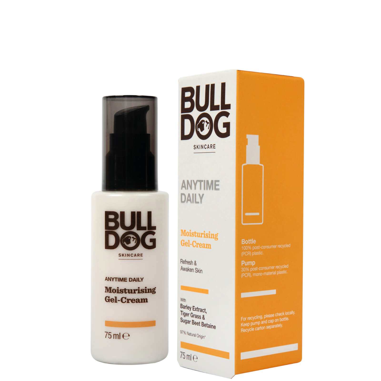 Bulldog Skincare For Men Bulldog Anytime Daily Moisturising Gel 75ml In White