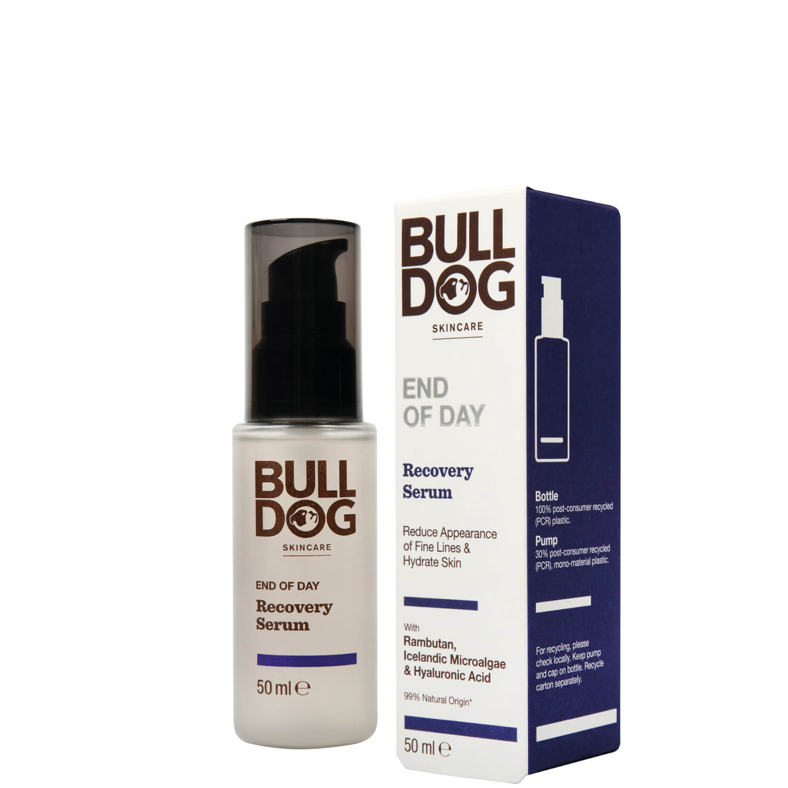 Image of Bulldog End of Day Recovery Serum 50ml