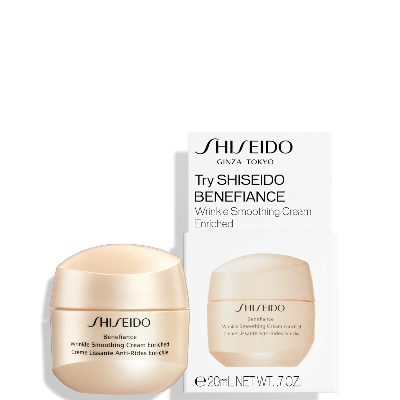 Shiseido Day And Night Creams Benefiance: Wrinkle Smoothing Cream 20ml