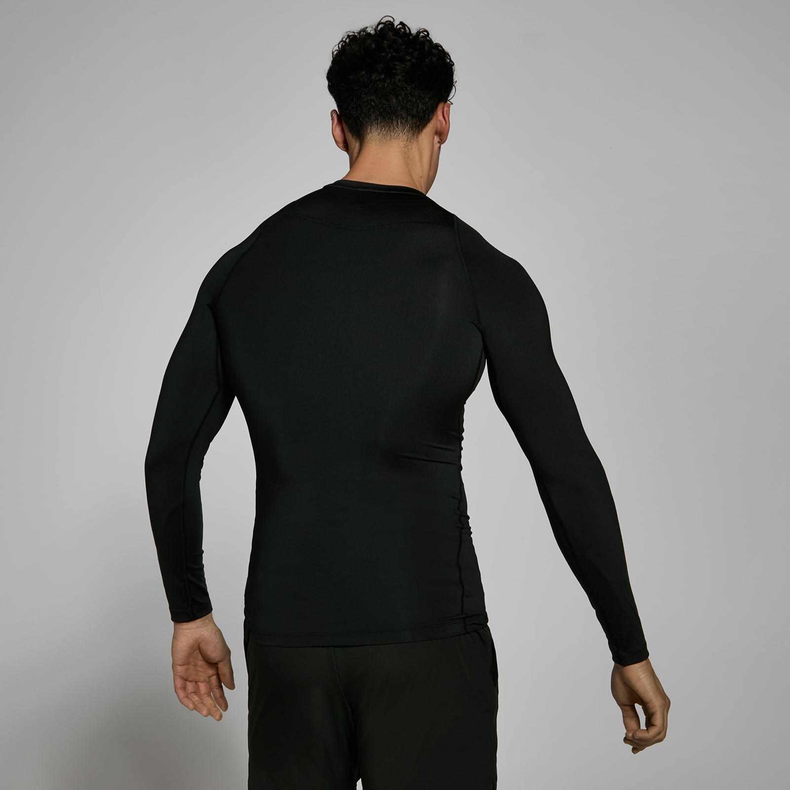 MP Herren Training Langarm-Baselayer – Schwarz - M