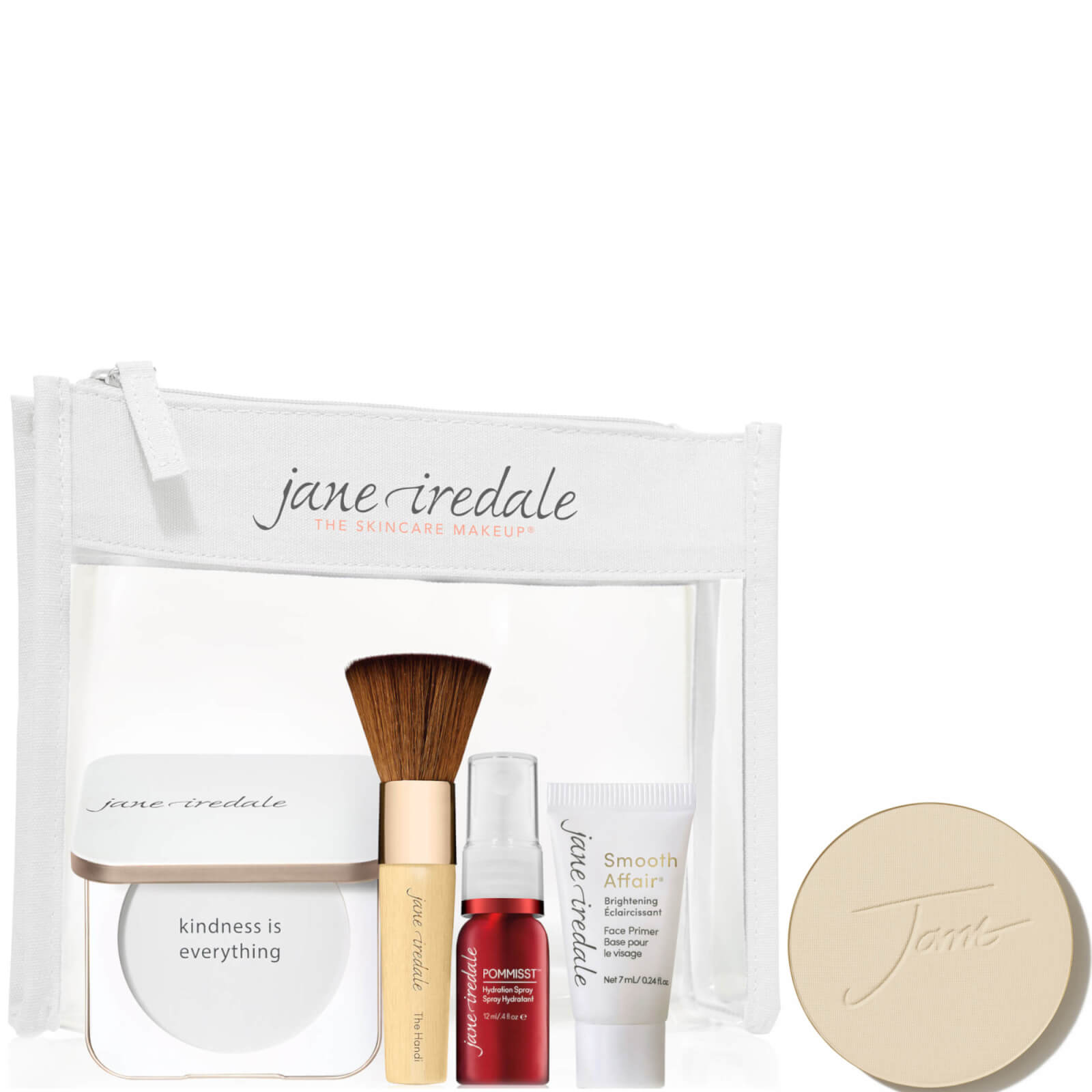 Jane Iredale The Skincare Makeup System Essentials And Purepressed Mineral Foundation Bundle (various Shades) (wo In Bisque