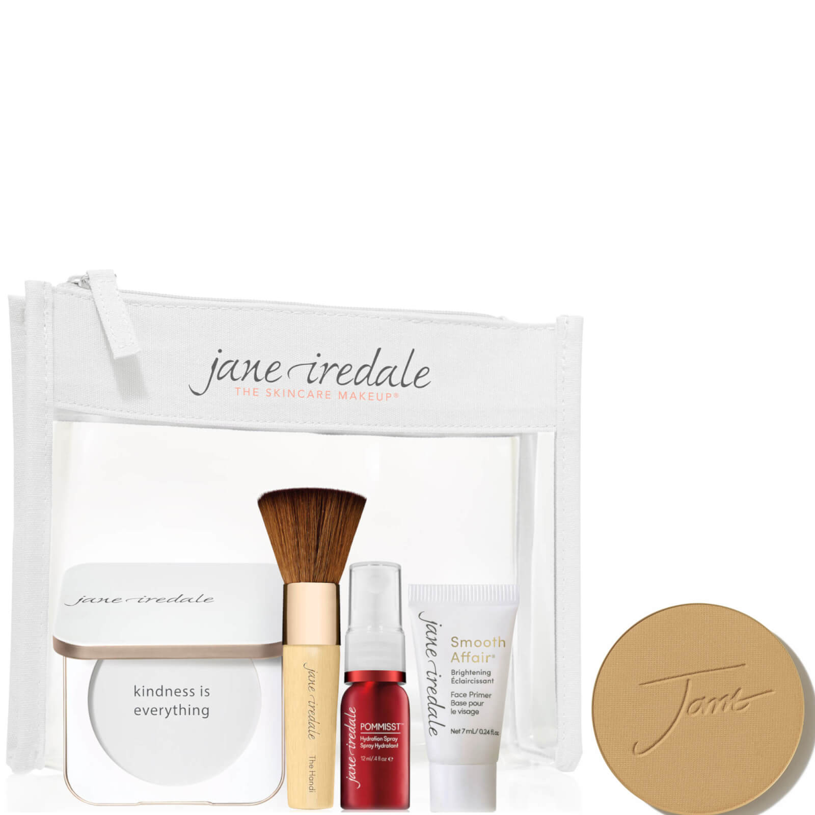 Jane Iredale The Skincare Makeup System Essentials And Purepressed Mineral Foundation Bundle (various Shades) (wo In Golden Tan