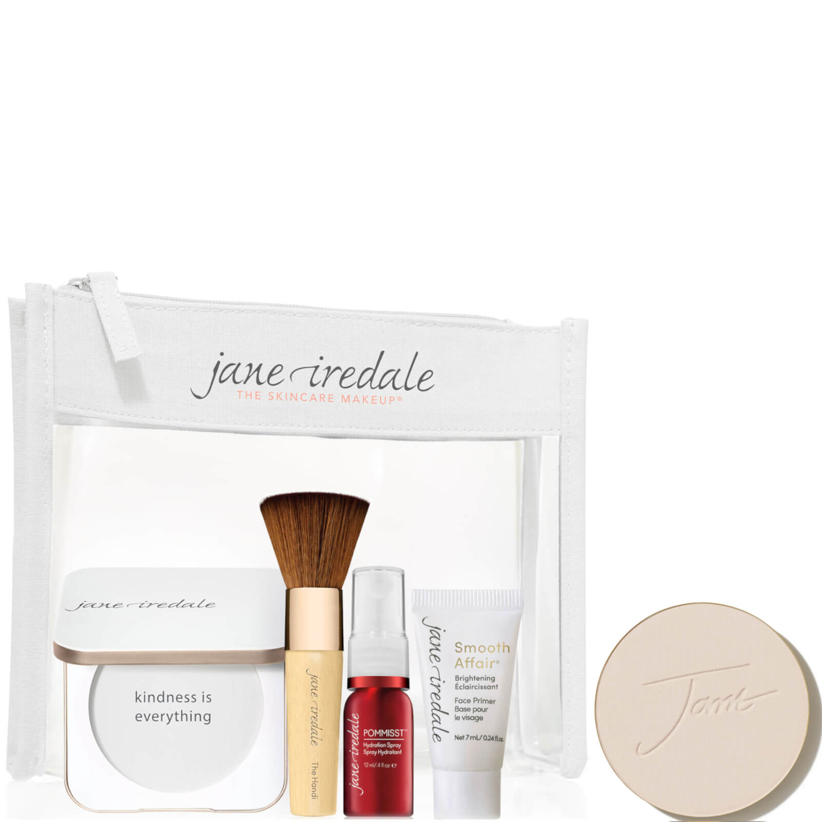 Jane Iredale The Skincare Makeup System Essentials And Purepressed Mineral Foundation Bundle (various Shades) (wo In Ivory