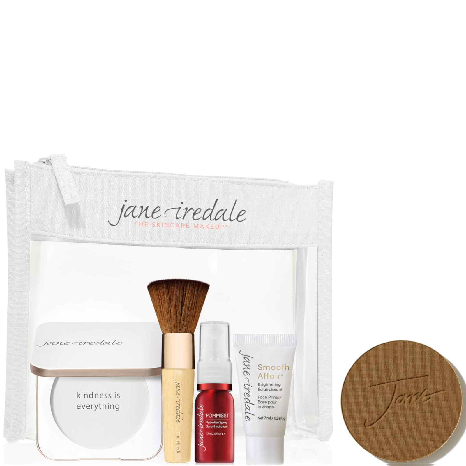 Jane Iredale The Skincare Makeup System Essentials And Purepressed Mineral Foundation Bundle (various Shades) (wo In Warm Brown
