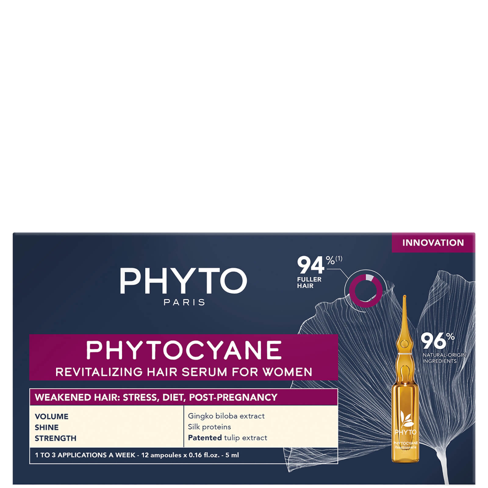 Image of PHYTO PHYTOCYANE For Women With Thinning Hair 12 Applications