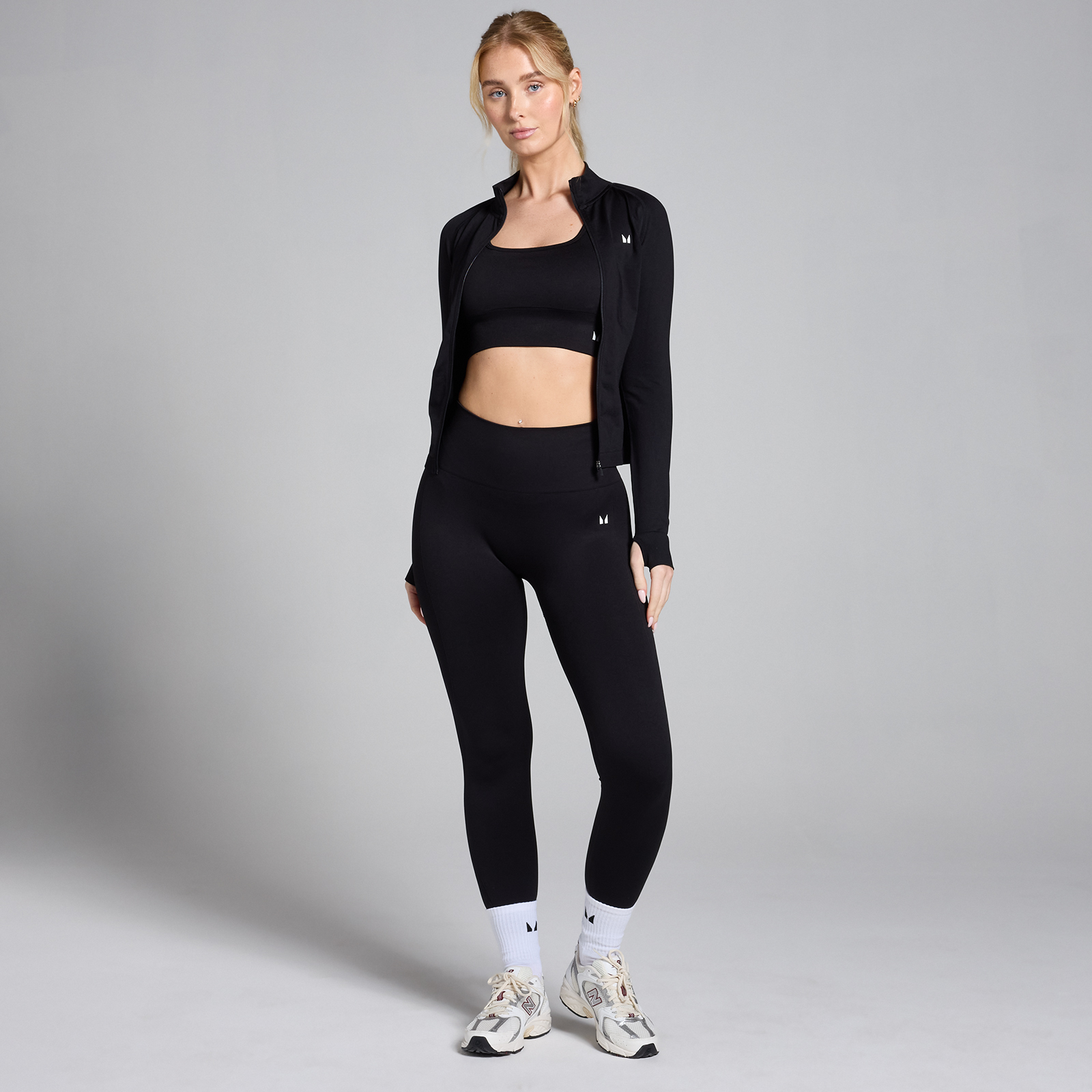 Thumbnail - MP Damen Shape Nahtlose Leggings — Schwarz - S