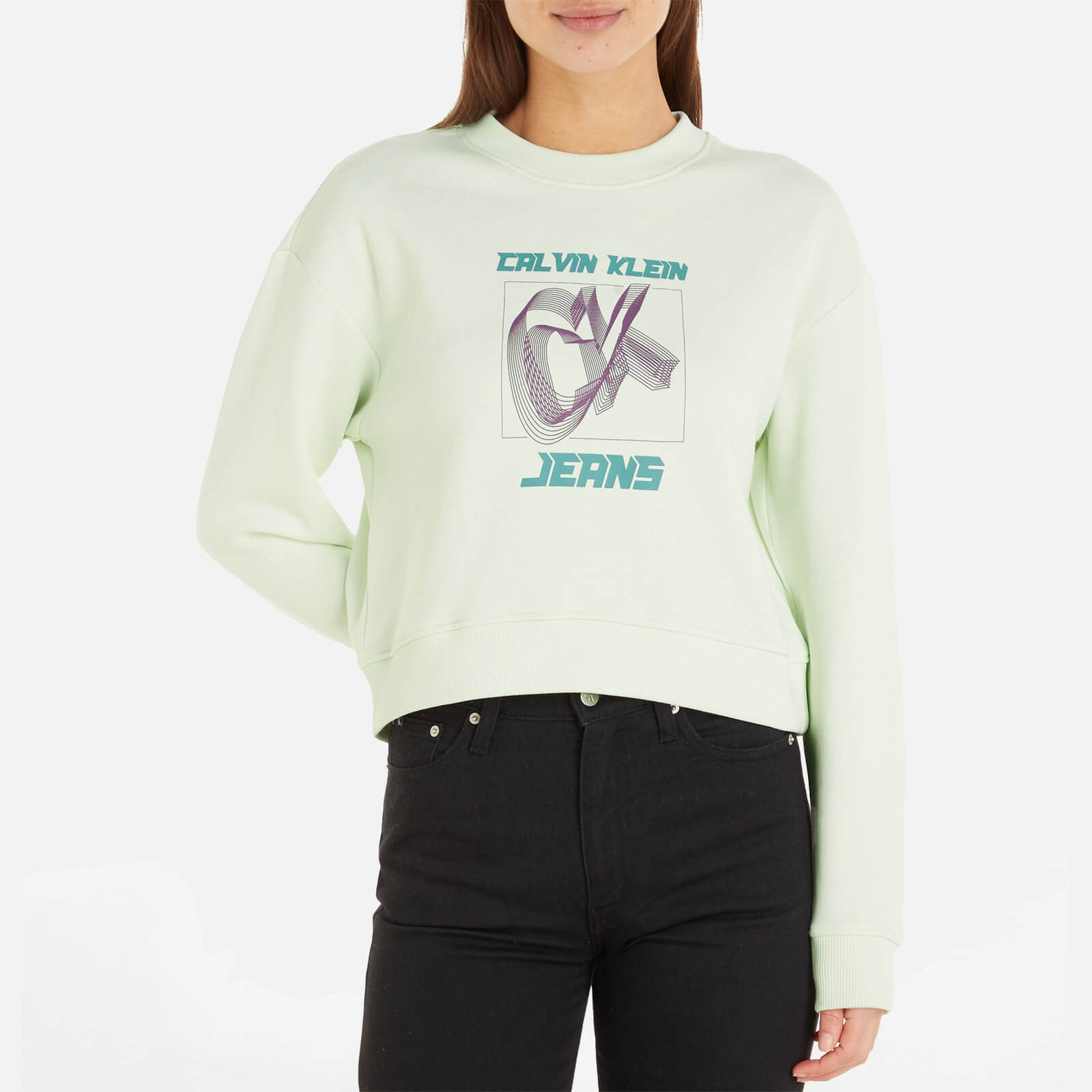 Calvin Klein Jeans Hyper Real Ck Cotton-Blend Jersey Sweatshirt product