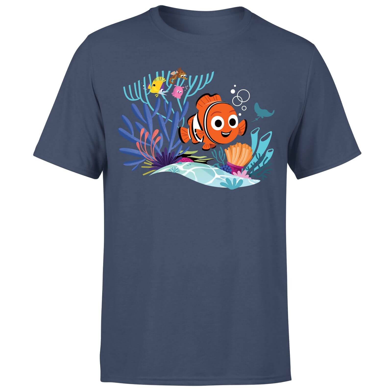 

Disney 100 Years Of Nemo Men's T-Shirt - Navy - M - Blu Navy