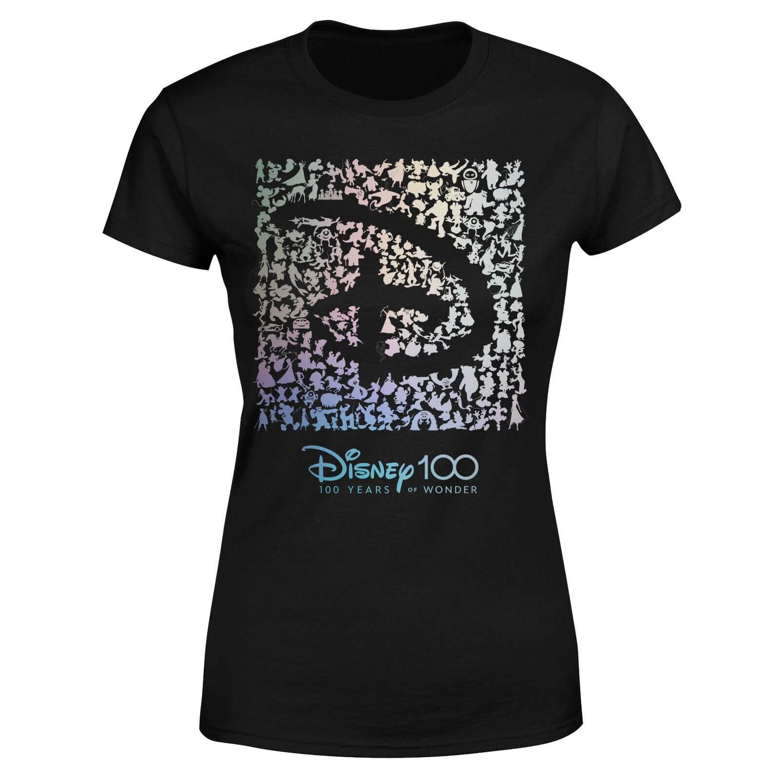 Disney 100 Years Of Disney Women's T-Shirt - Black - XS - Nero