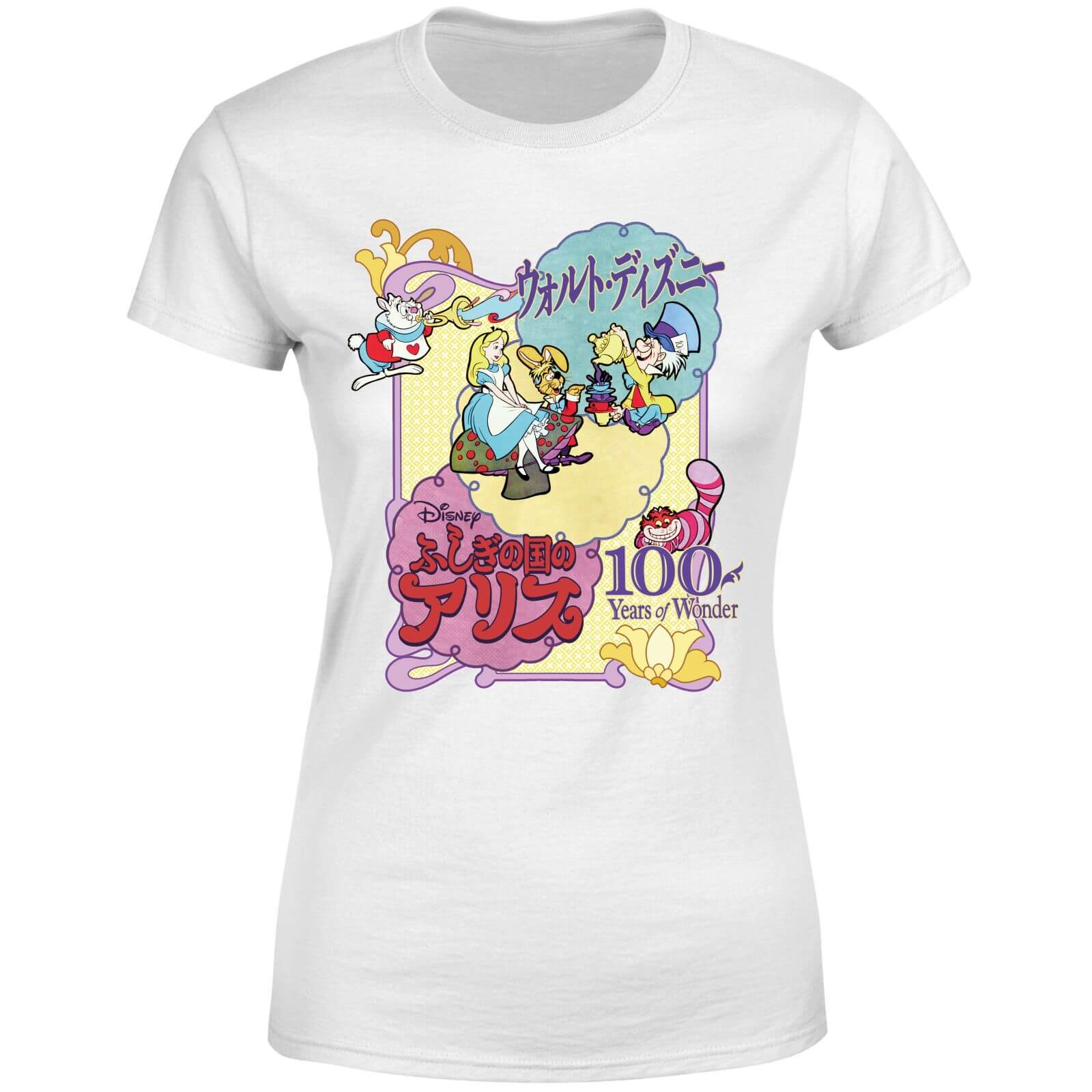 

Disney 100 Years Of Alice Women's T-Shirt - White - L - Bianco
