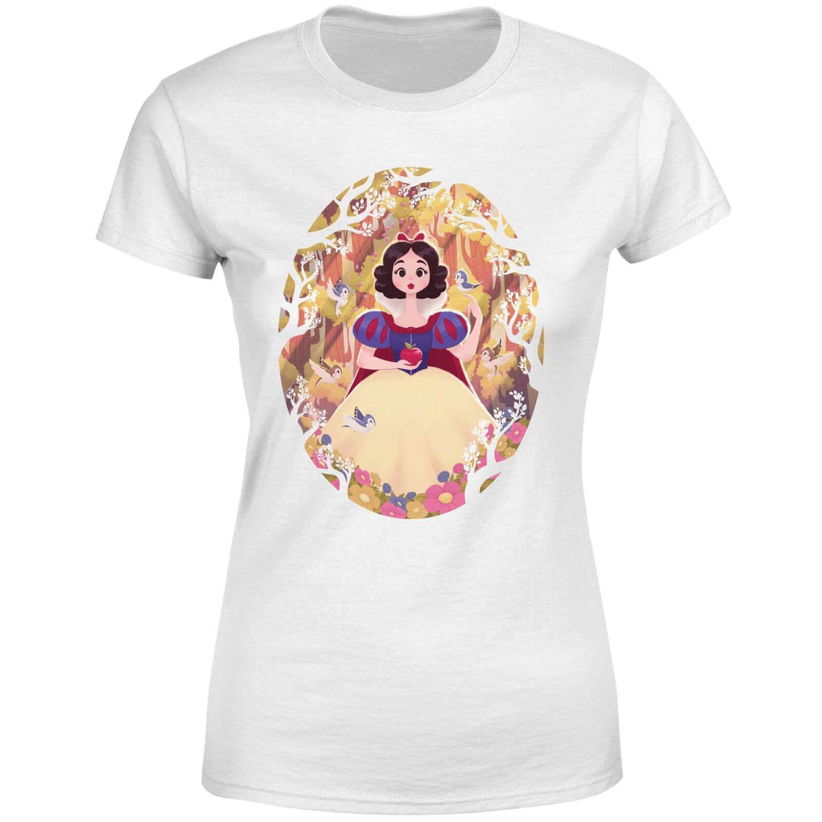 

Disney 100 Years Of Snow White Women's T-Shirt - White - L - Bianco