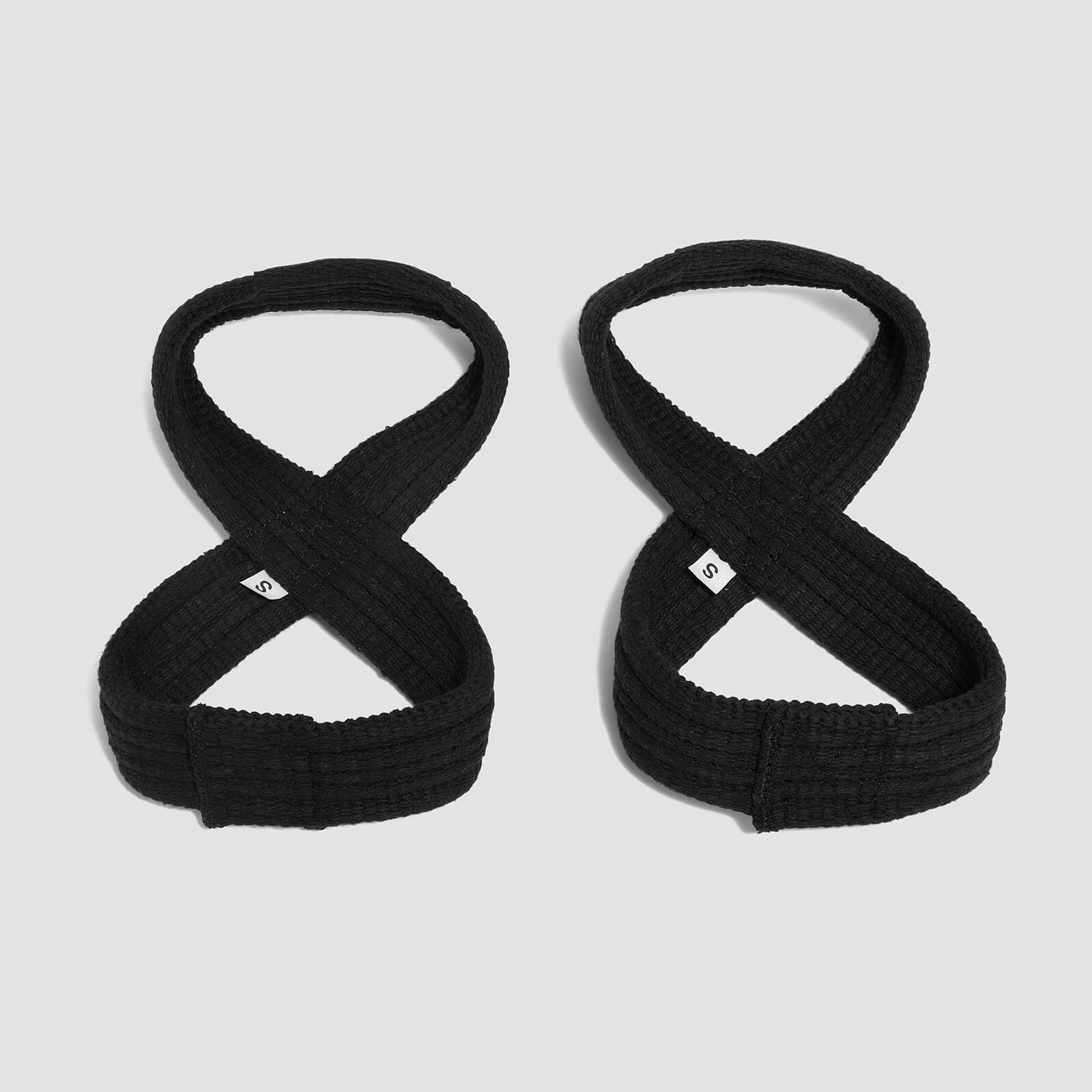 Myprotein Achter-Form Zughilfen – Lifting Straps – Schwarz - M (6'' - 7.5'')