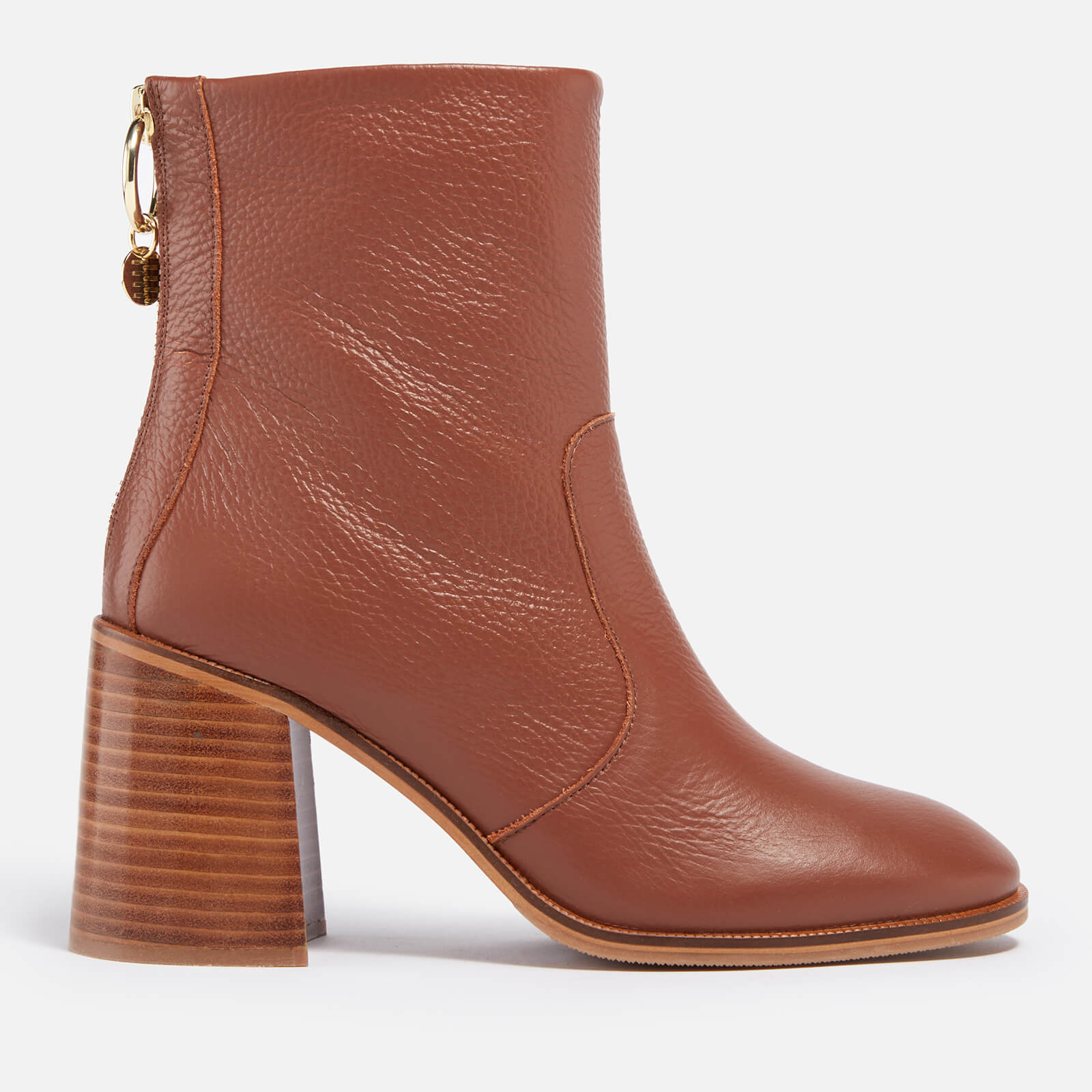 See by Chloe Aryel Leather Heeled Boots