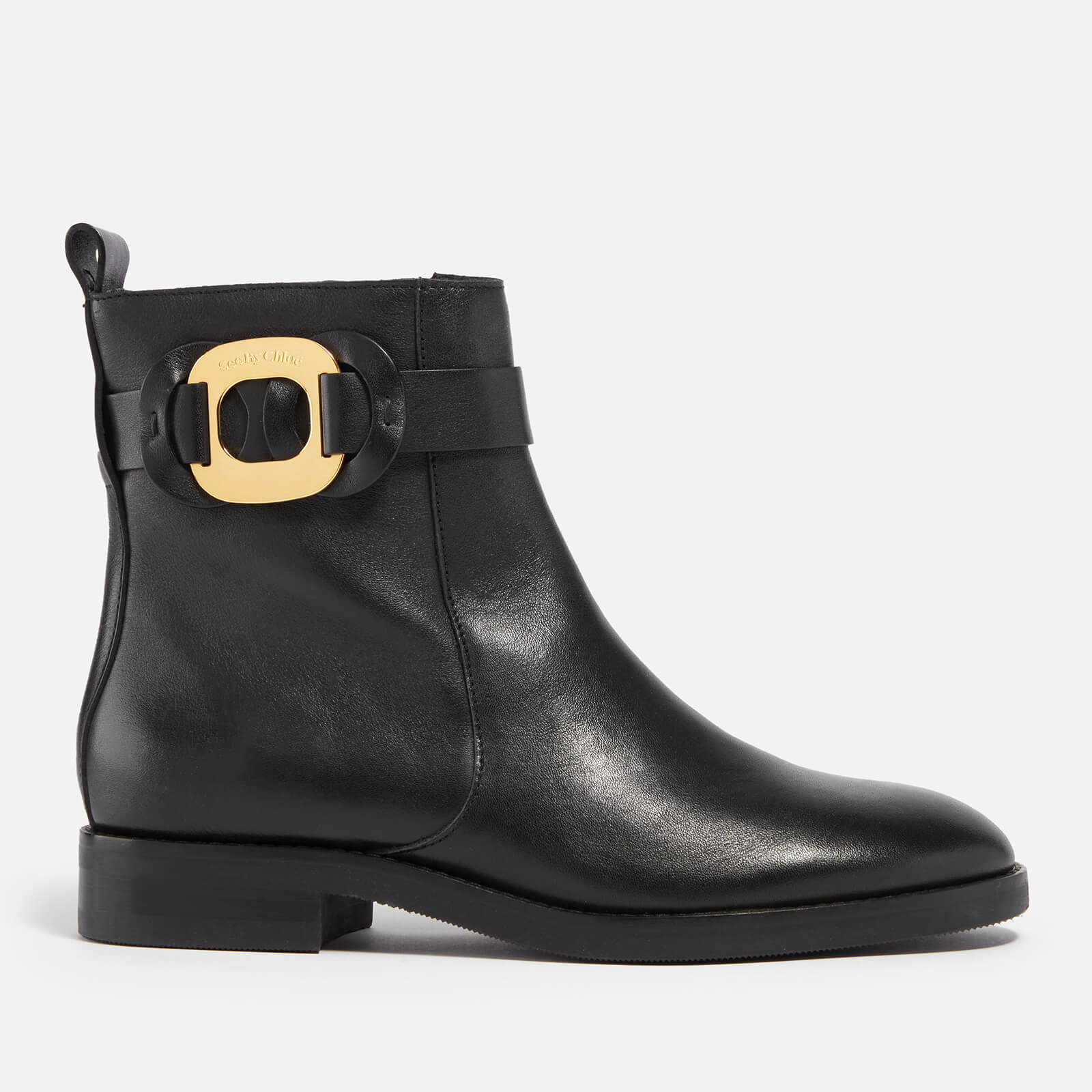 See by Chloe Chany Leather Ankle Boots