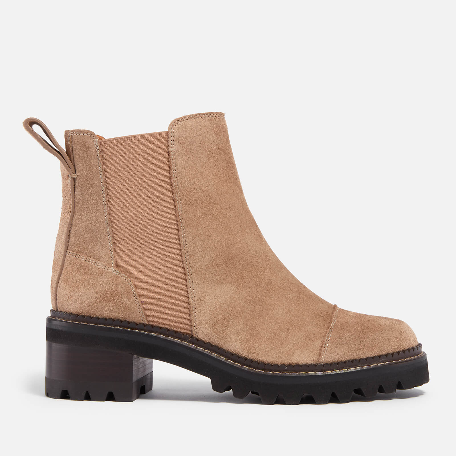 See by Chloé Mallory Suede Chelsea Boots - UK 3