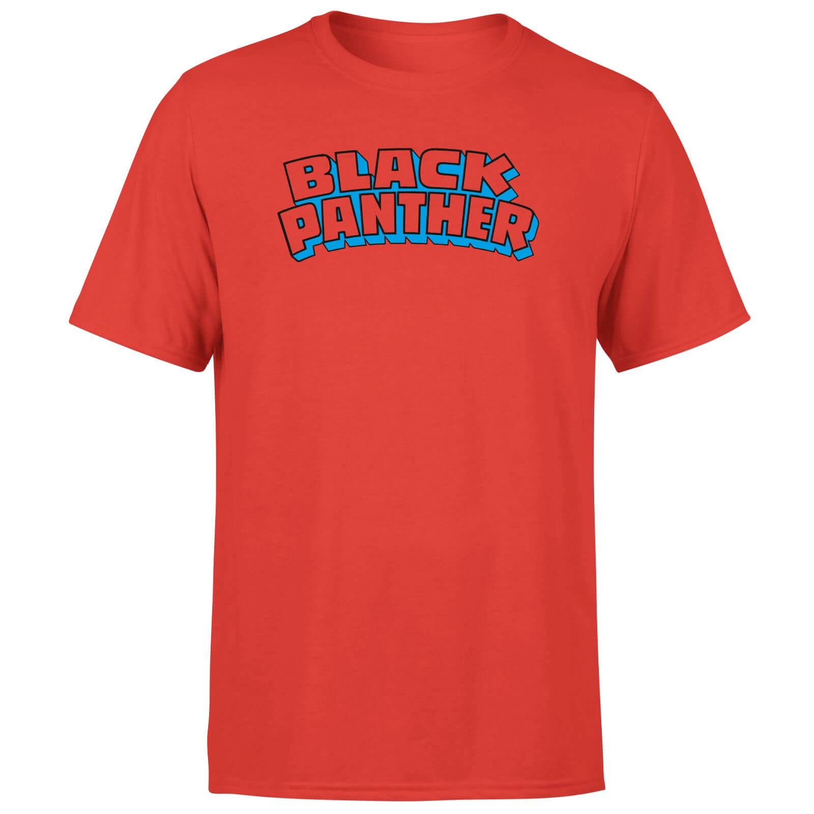 Avengers Black Panther Comics Logo Men's T-Shirt - Red - XXL - Rosso