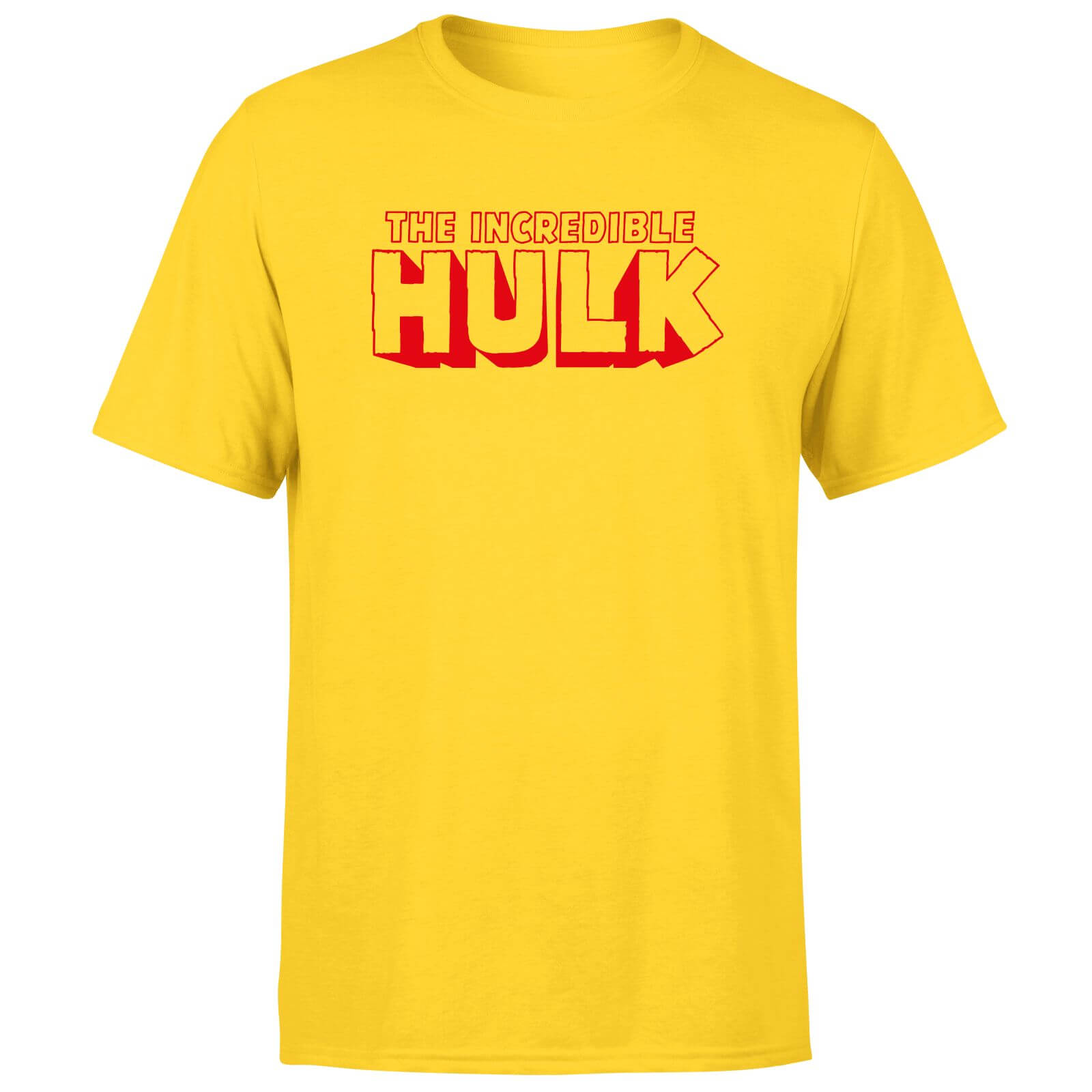 

Avengers Hulk Comics Logo Men's T-Shirt - Yellow - M - Giallo