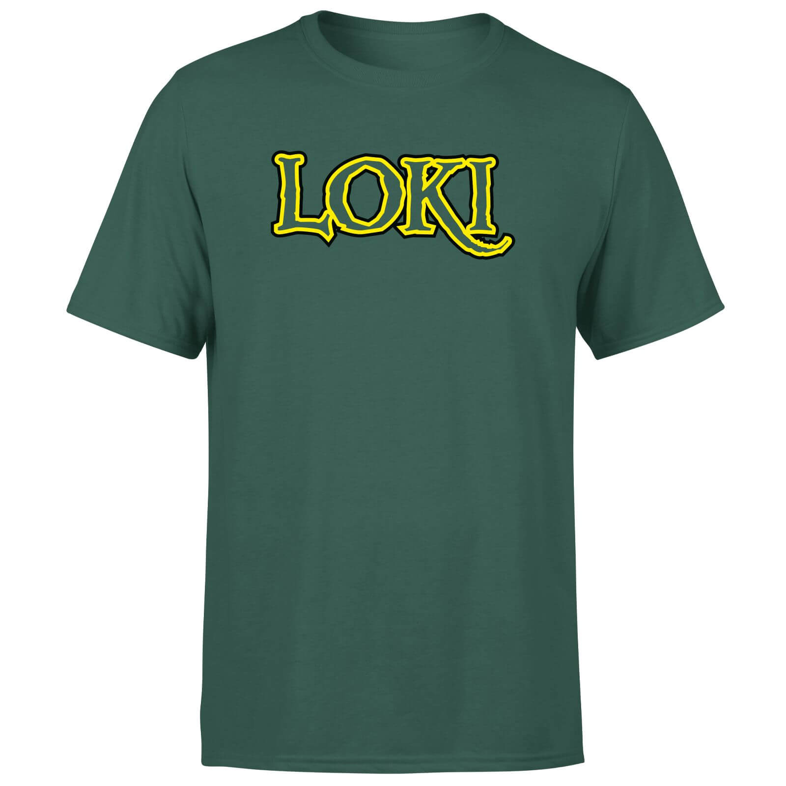 Avengers Loki Comics Logo Men's T-Shirt - Green - XS - Verde