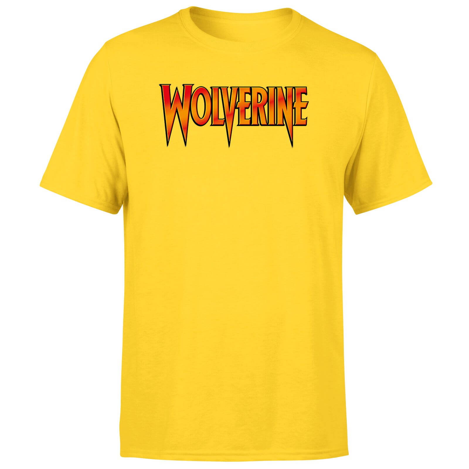 

Avengers Wolverine Comics Logo Men's T-Shirt - Yellow - XL - Giallo