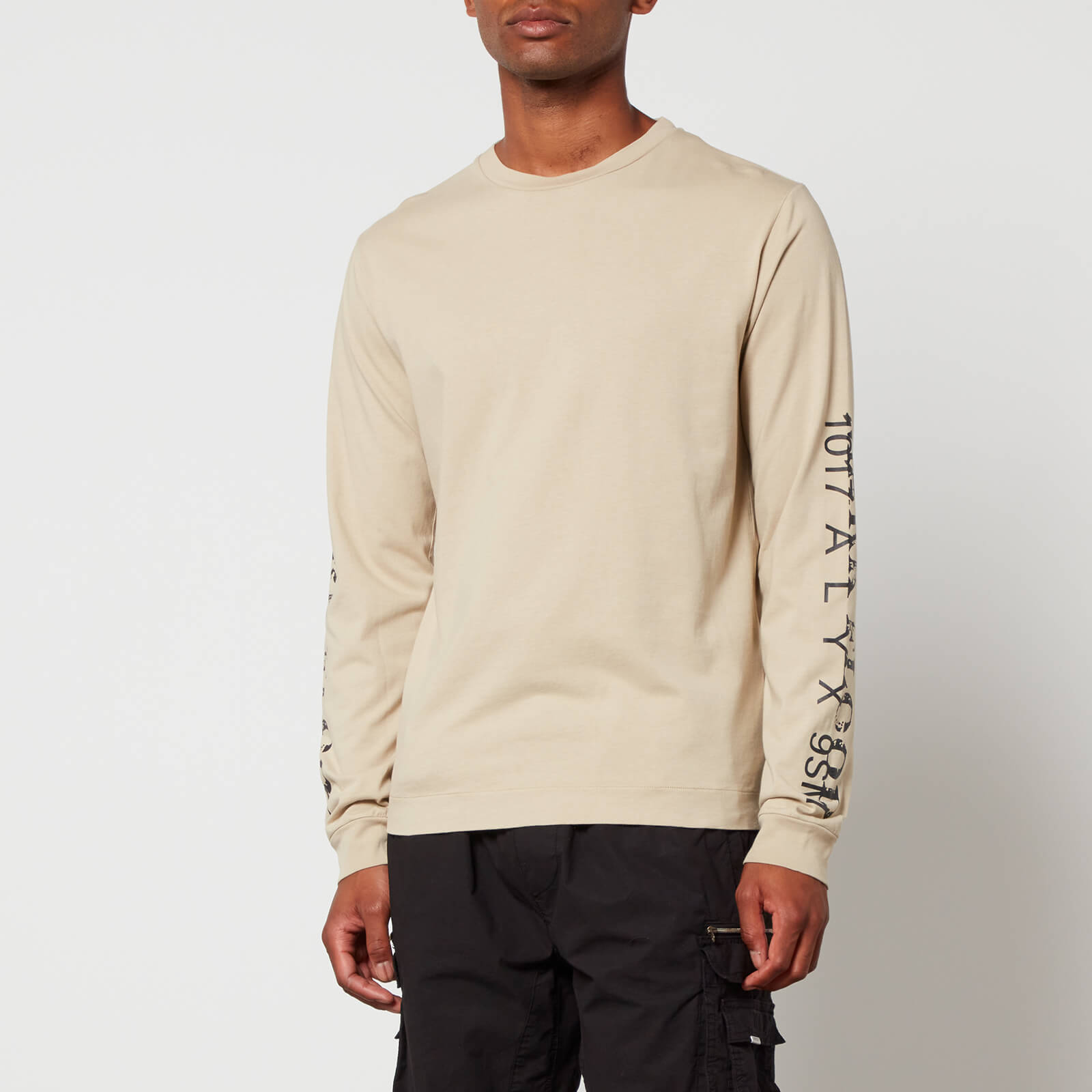 1017 ALYX 9SM Long Sleeved Graphic Cotton-Jersey T-Shirt - S