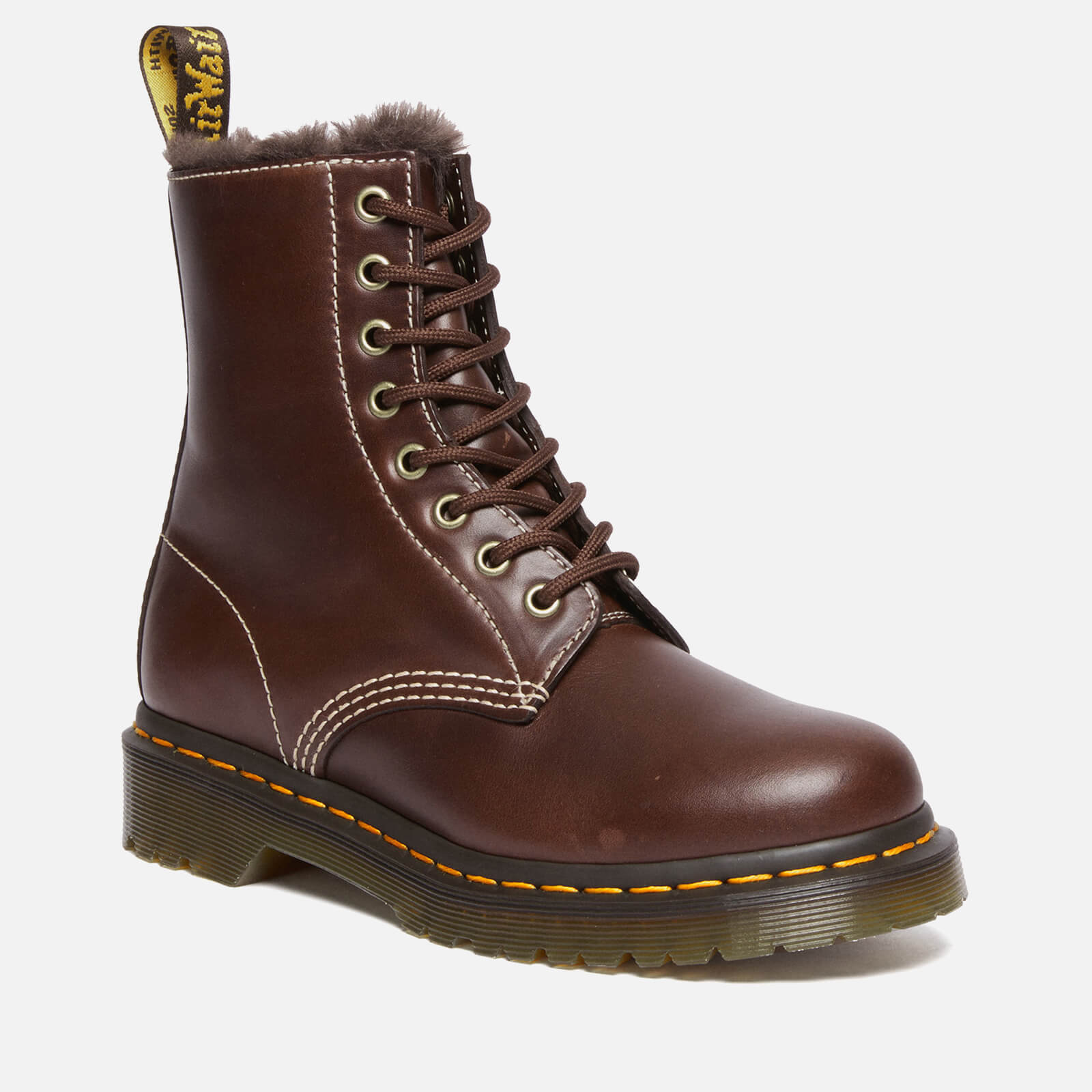 Dr. Martens Women's 1460 Serena Leather 8-Eye Boots - Uk 6