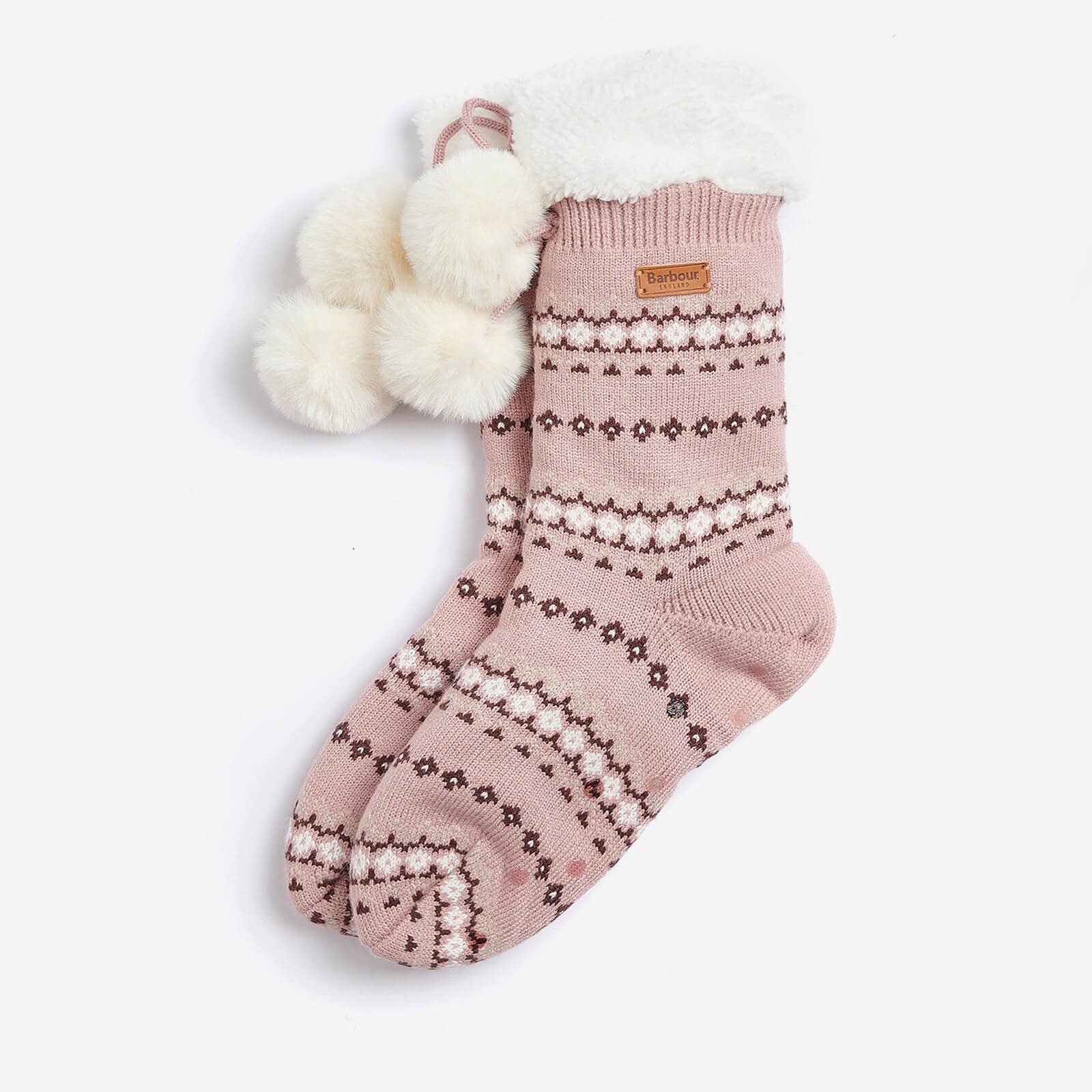 Image of Barbour Fairisle Knit Lounge Socks