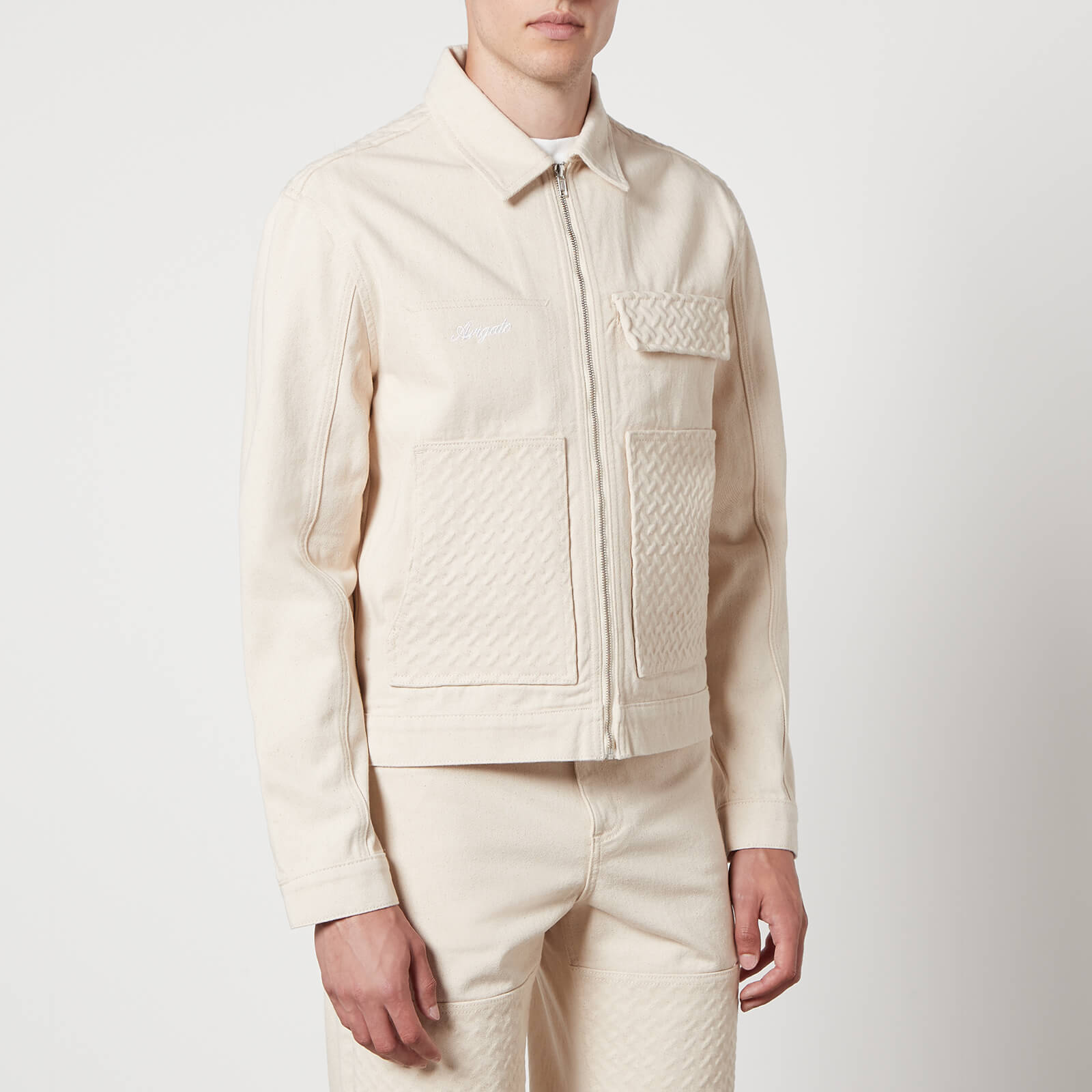 Axel Arigato Grate Embossed Cotton-Twill Jacket