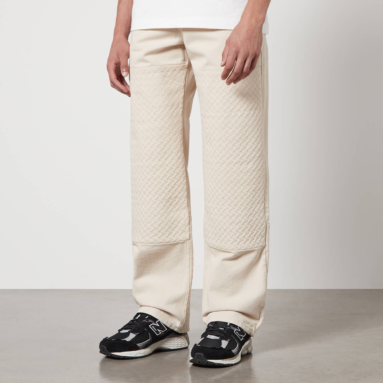 Axel Arigato Grate Embossed Cotton-Twill Trousers - W33/L32