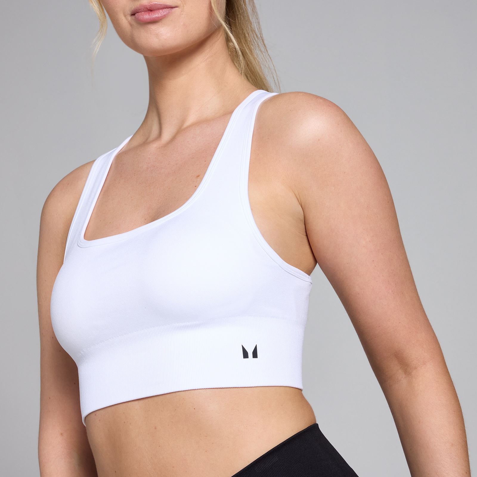 Thumbnail - MP Damen Shape Nahtloser Sport-BH – Weiß - XXS