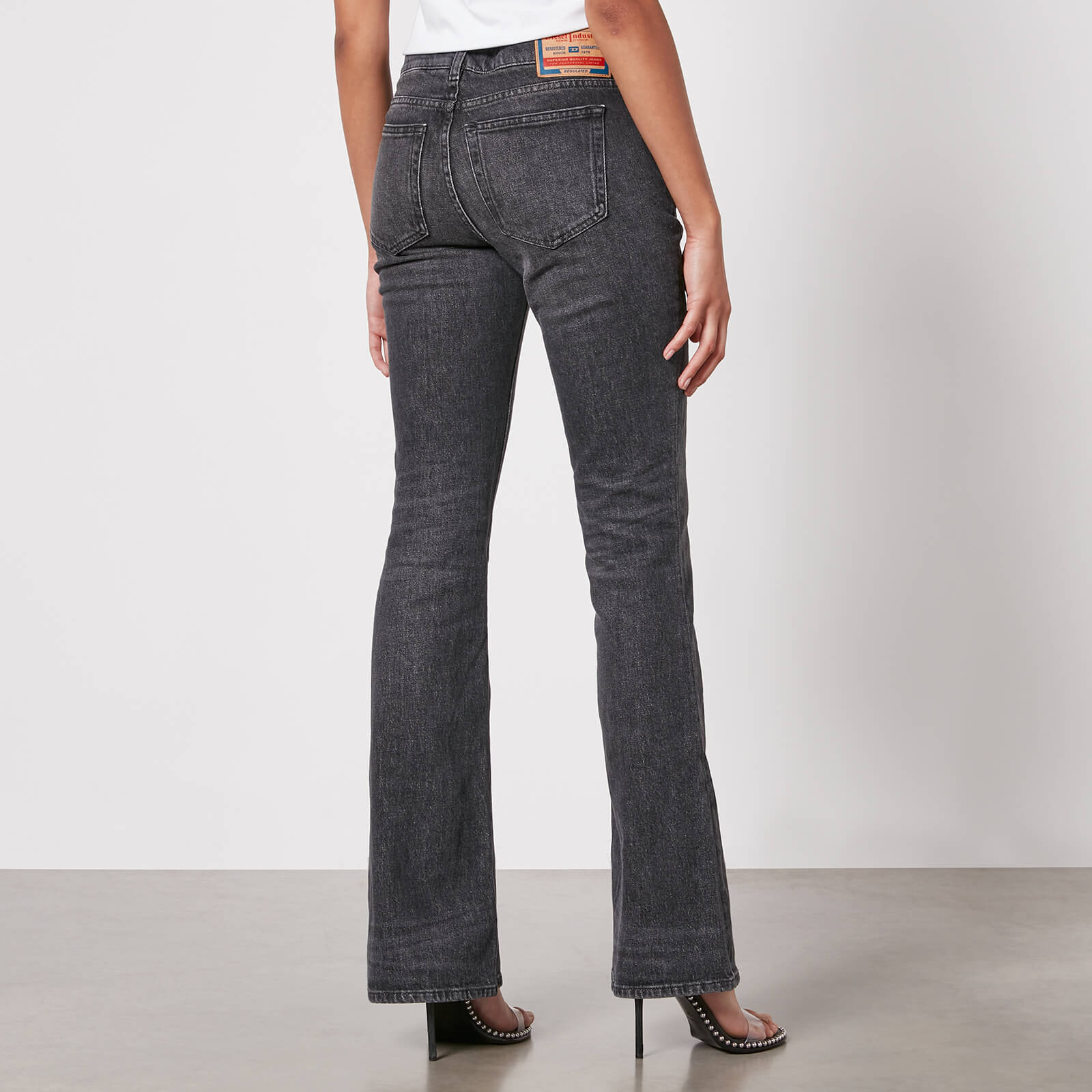 Diesel Black 1969 D-Ebbey-S2 Stretch-Denim Flared Jeans - Women's W27