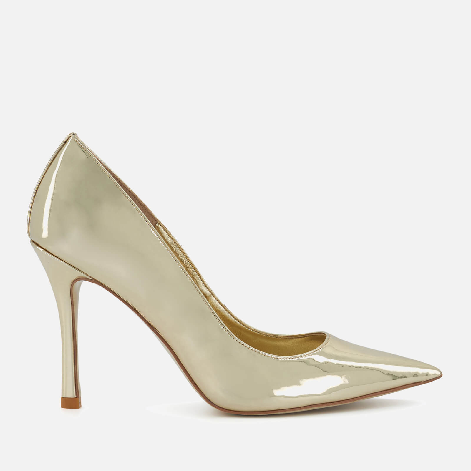 Dune Women’s Attention Metallic Patent-Leather Heeled Pumps