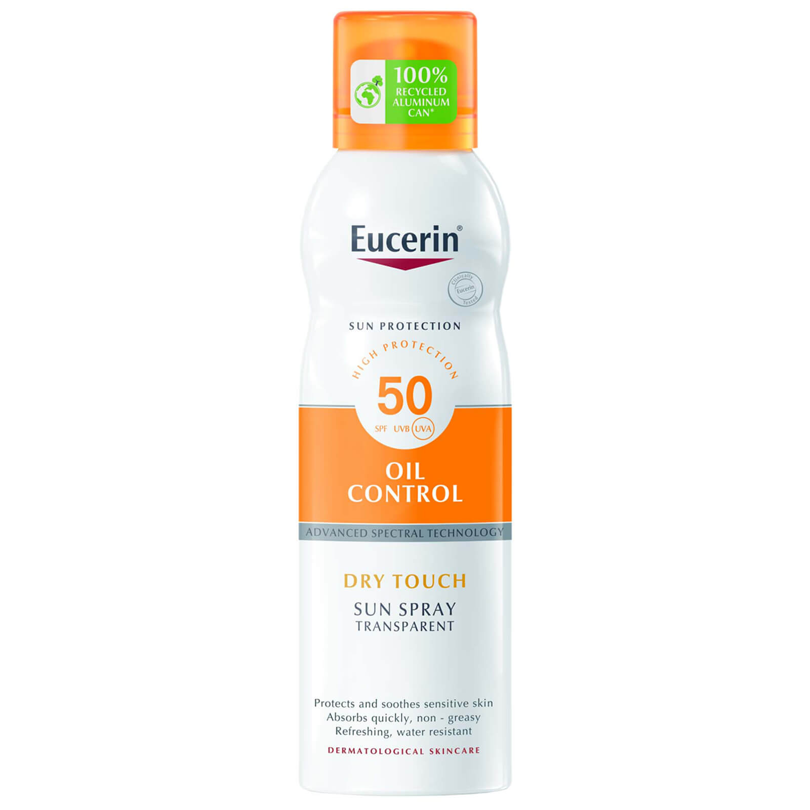 Eucerin Sensitive Protect Transparent Dry Touch Sun Spray Spf50 200ml