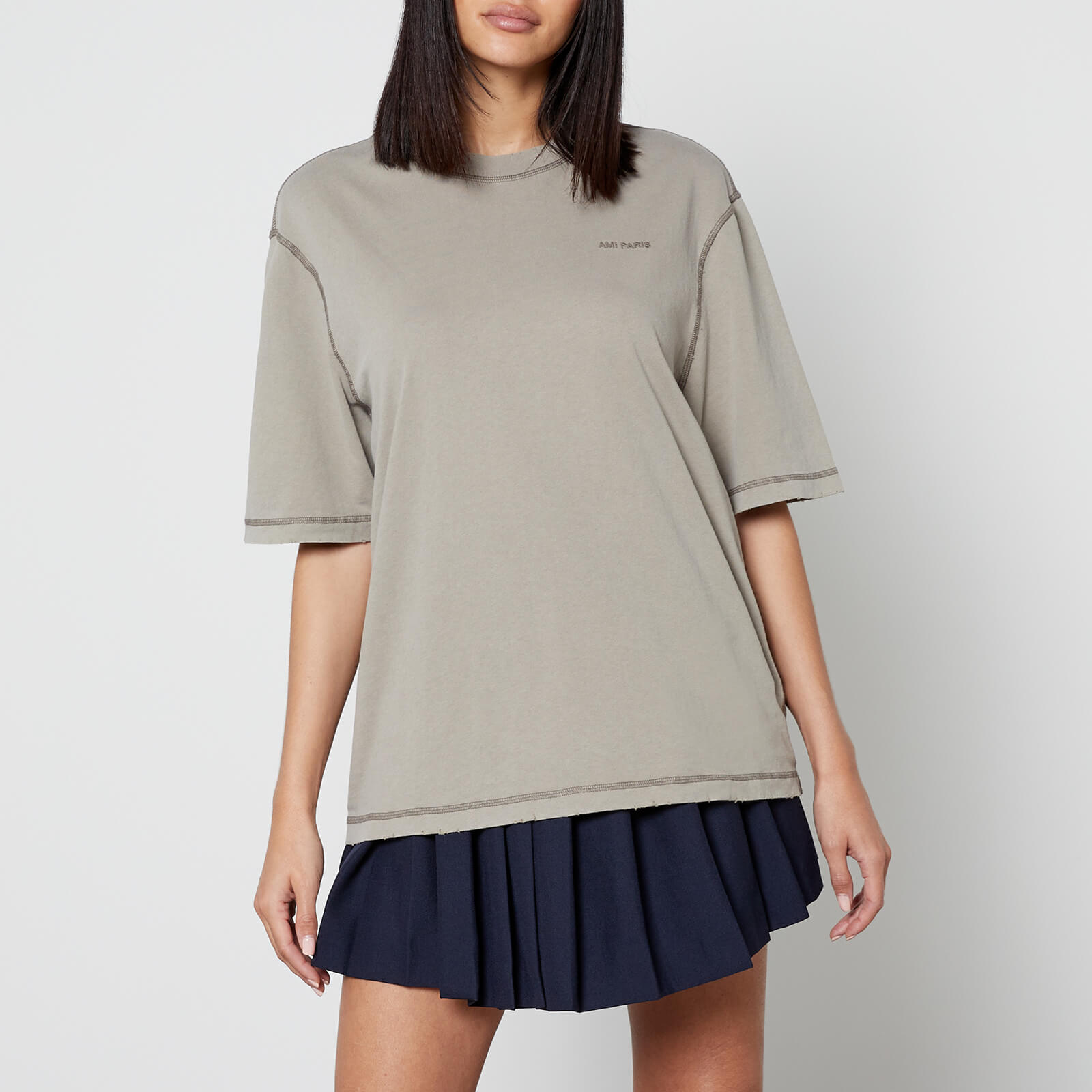 AMI Fade Out Cotton-Jersey T-Shirt - L