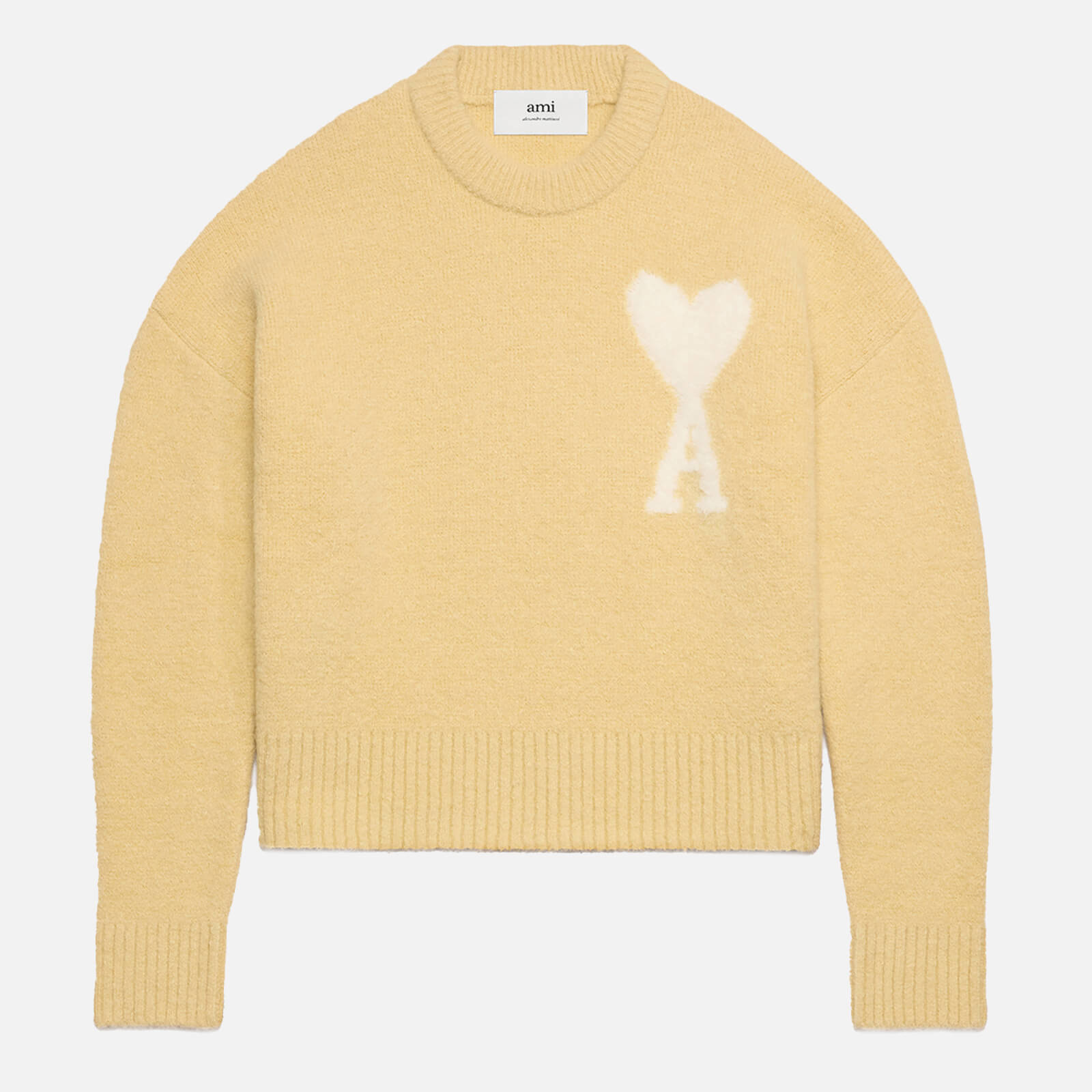 AMI de Coeur Logo-Intarsia Alpaca-Blend Jumper - XXS