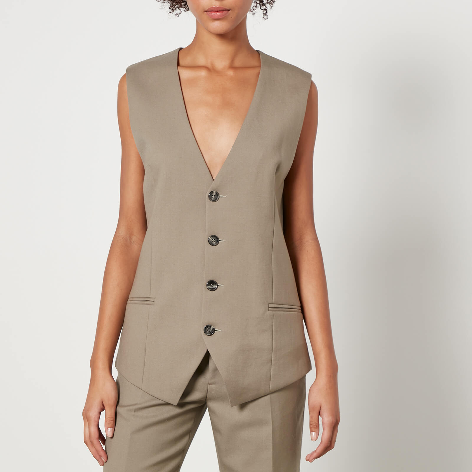 AMI Wool-Twill Waistcoat - L