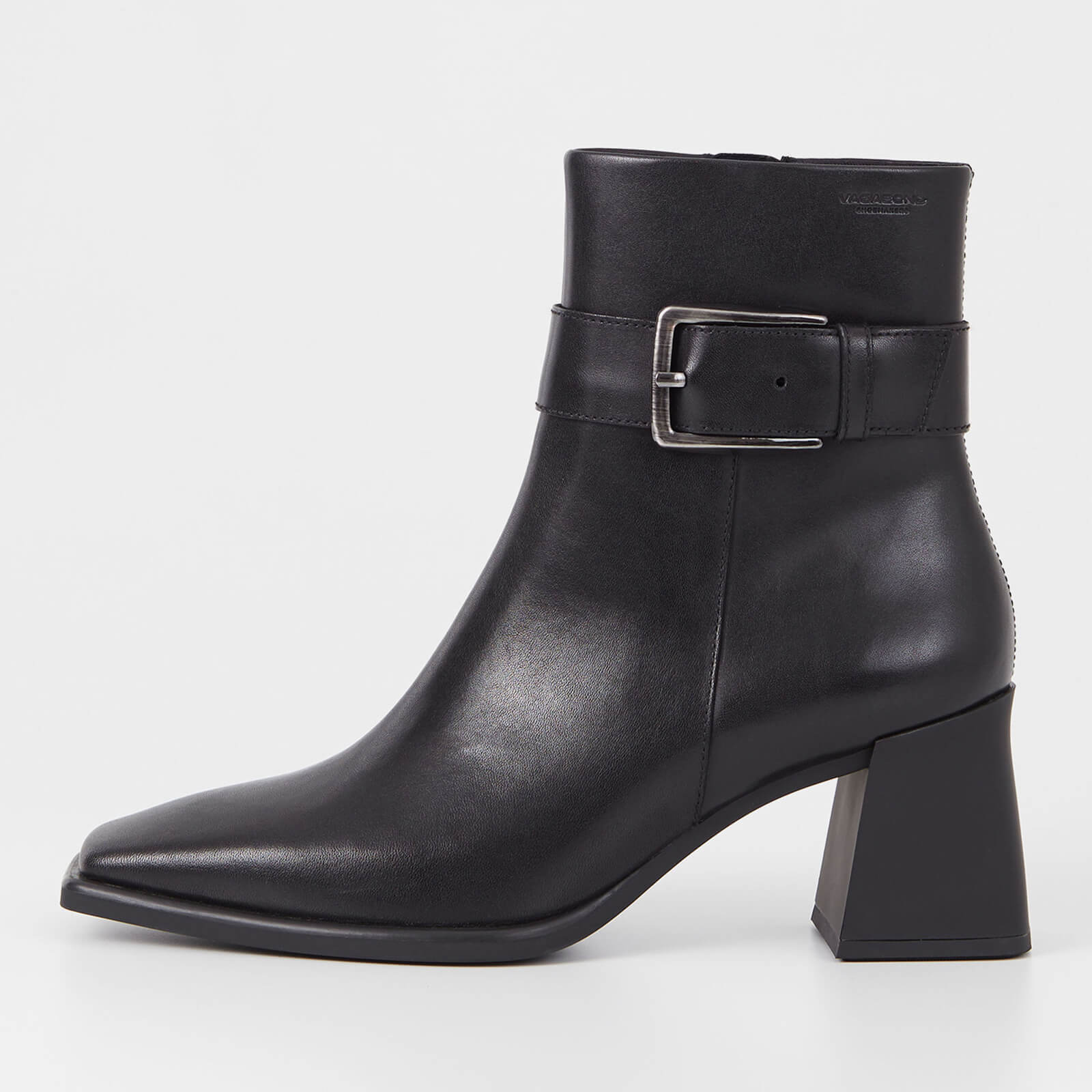 Vagabond Women’s Hedda Buckle Leather Heeled Boots
